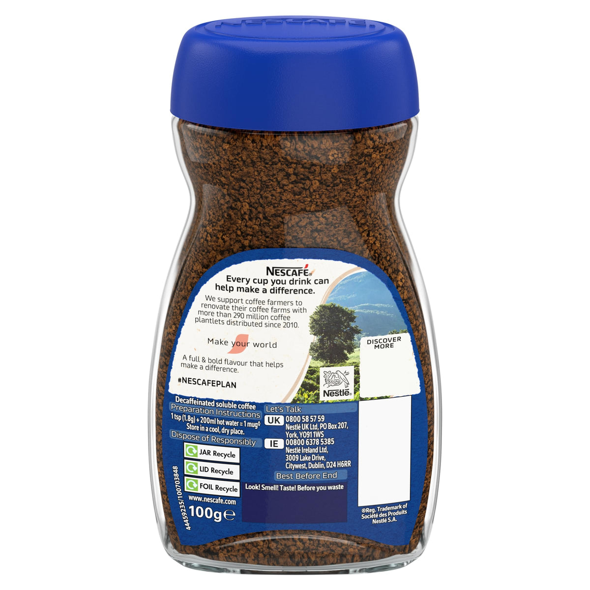 NESCAFÉ Original Decaffeinated Instant Coffee - 100 g