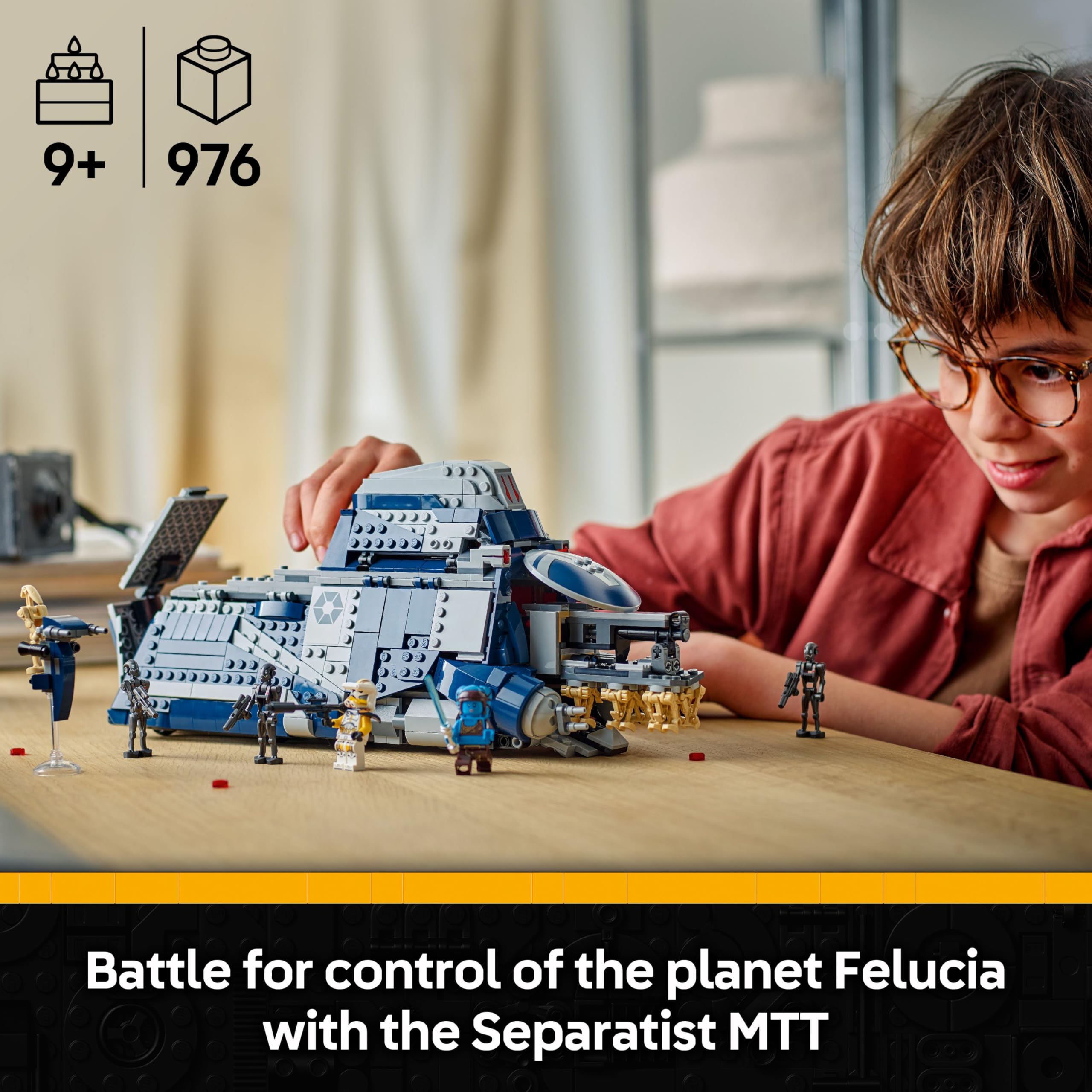 LEGO Star Wars 75435 Battle of Felucia Separatist MTT Building Set for Ages 9+ 2