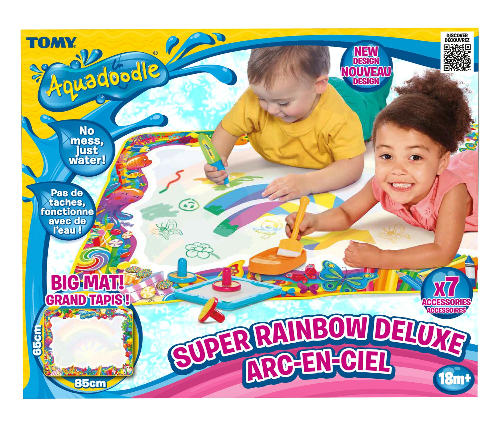 TOMY - Aquadoodle Super Rainbow Deluxe Large Water Doodle Mat 5