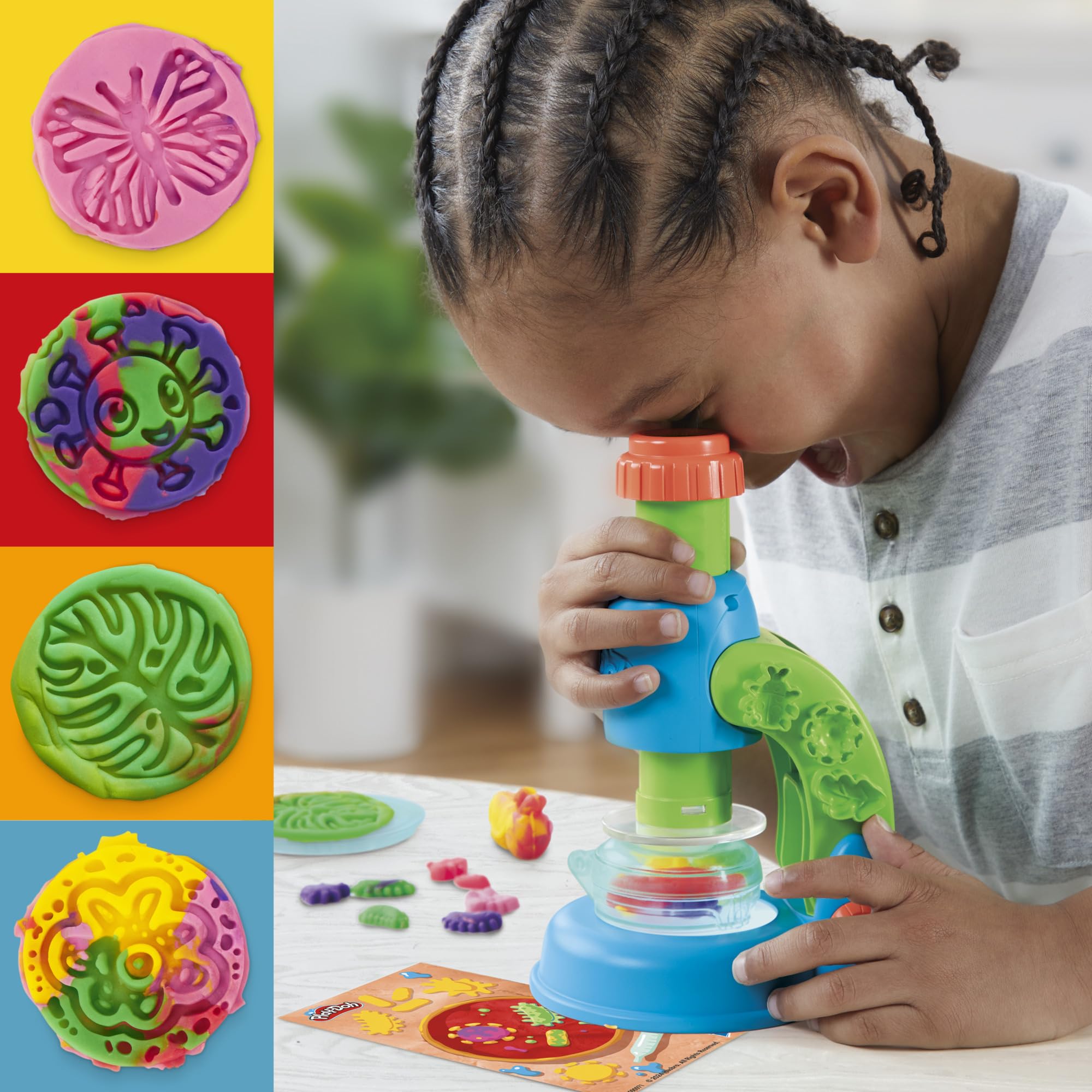 Play-Doh Light & Look Microscope Playset - Educational Science Toy for Kids 3+ 9