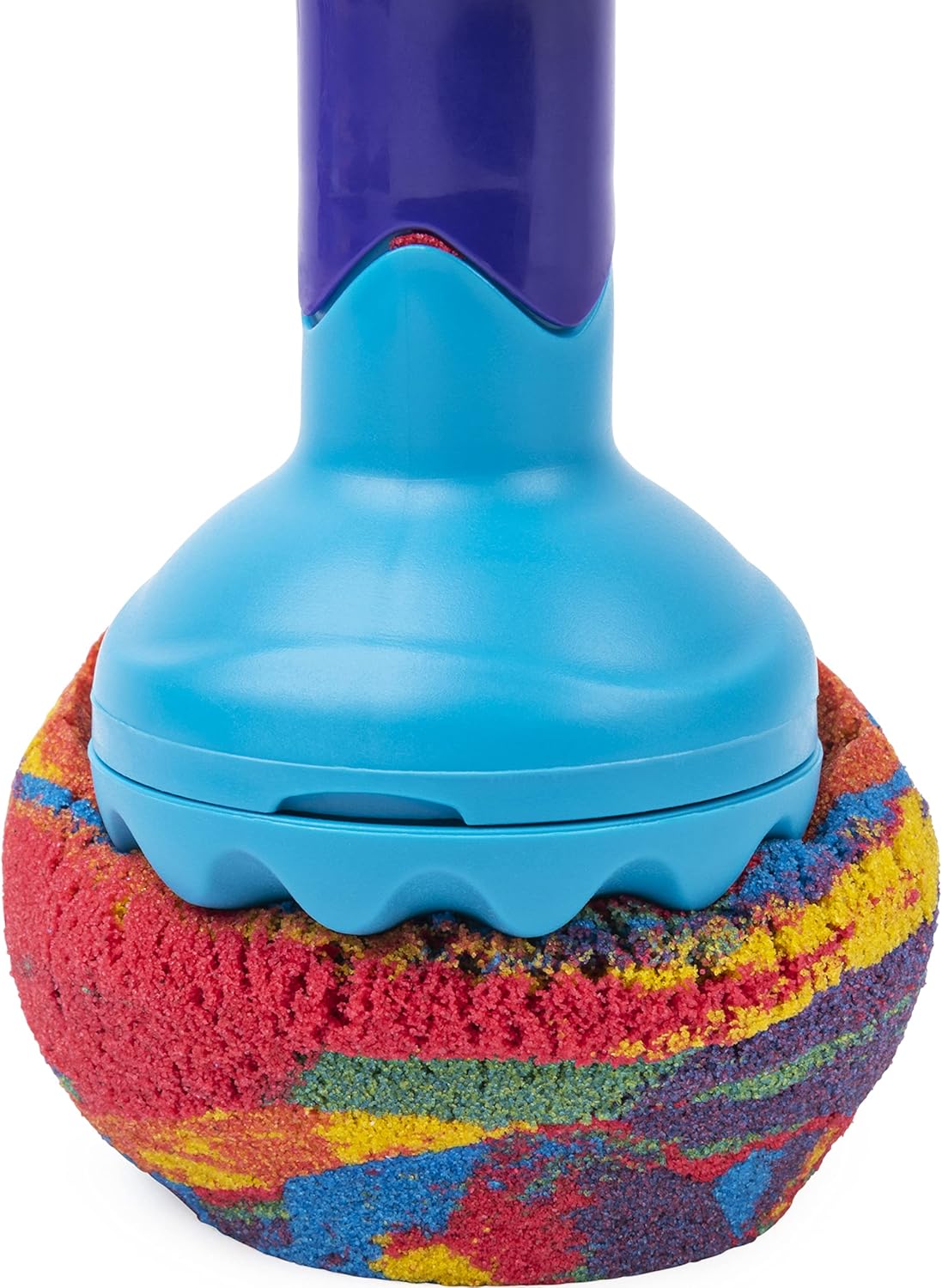 Kinetic Sand Rainbow Mix Set - 382g with 6 Tools for Kids 3+ 6