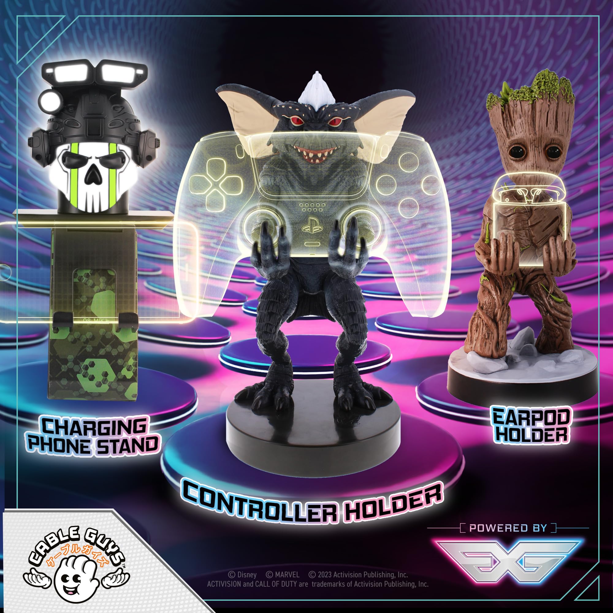Gremlins Stripe - Gaming Controller & Phone Holder Stand - Official Warner Bros Merchandise 12