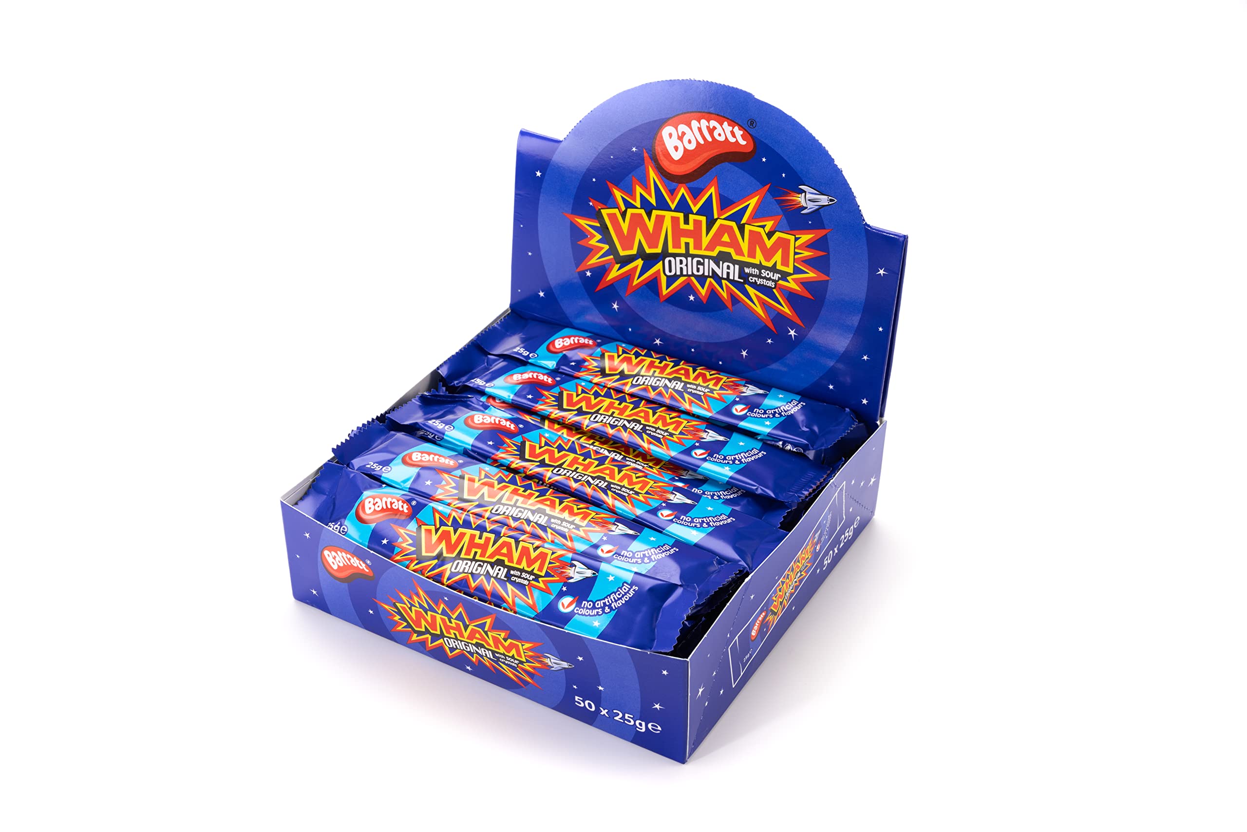 Wham Wham Bar Retro Flavour Sweets - 50 Piece Sealed Box 6