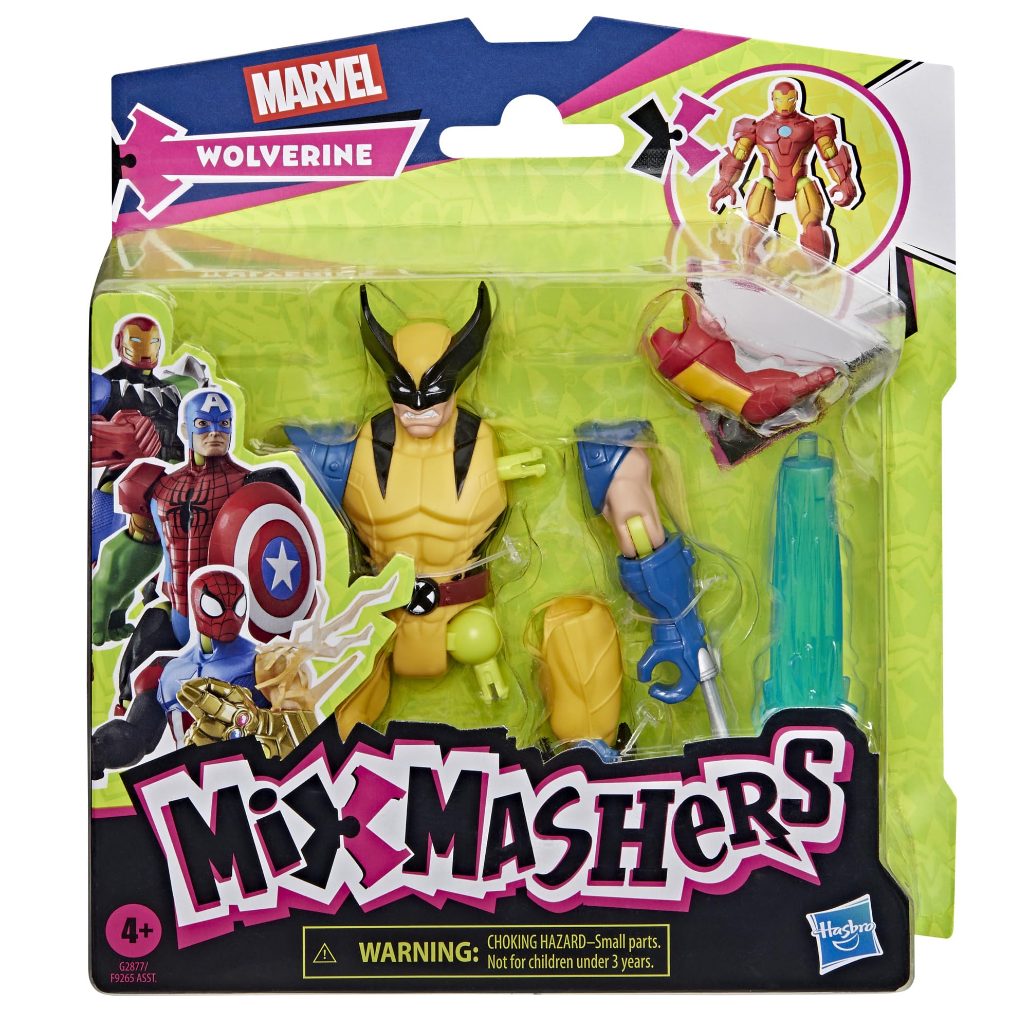 AVENGERS MixMashers Marvel Wolverine Custom Action Figure - 12 cm Scale | Interchangeable Parts