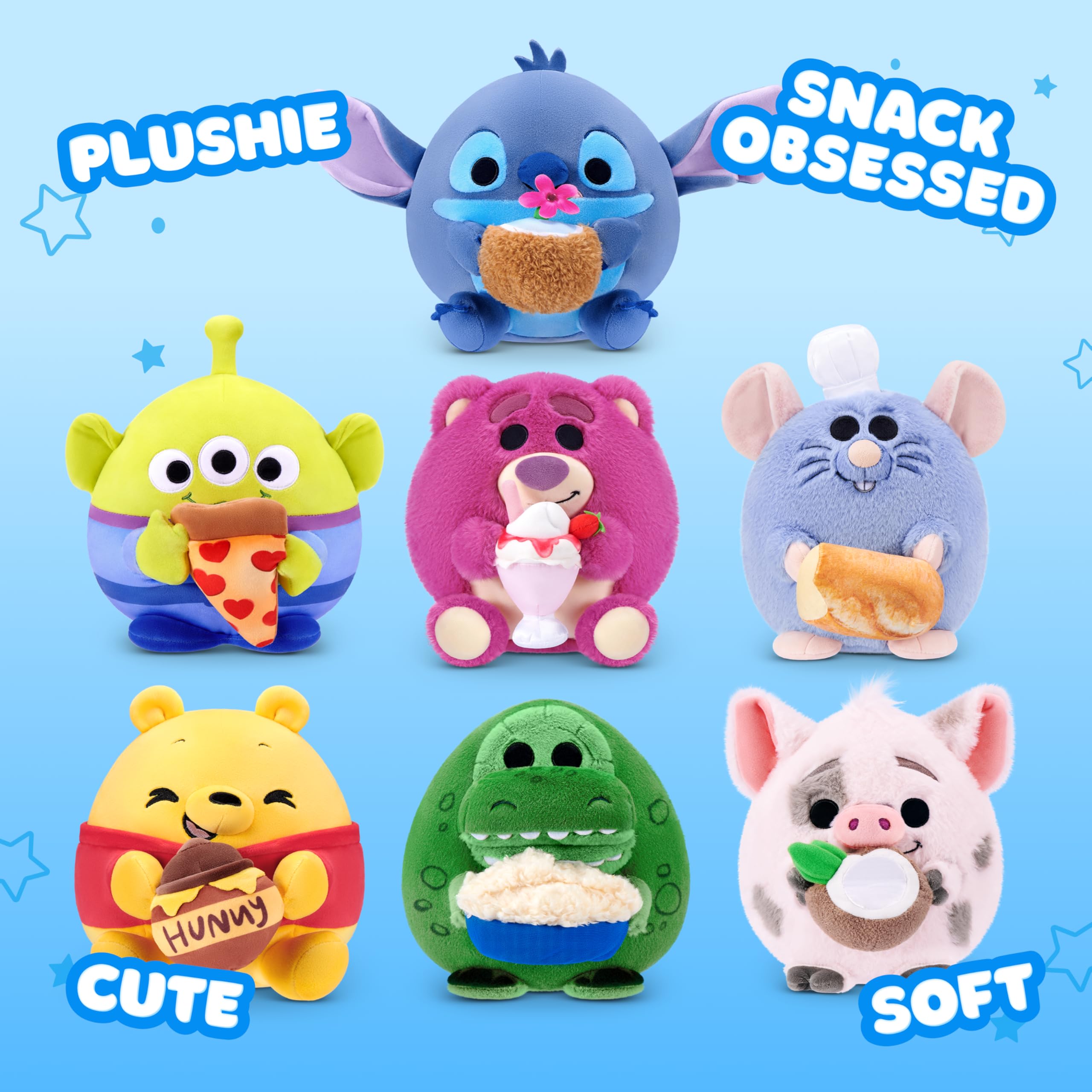 Snackles Disney Pua & Coconut 8-Inch Ultra-Soft Plush Toy by ZURU 5