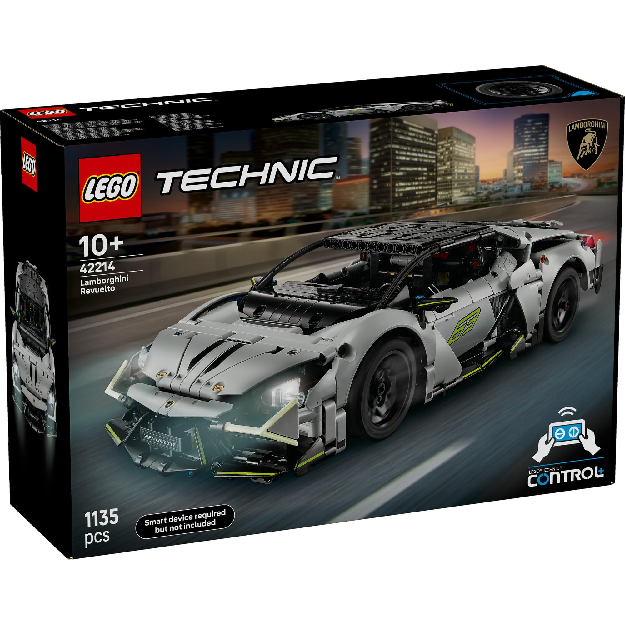 LEGO Technic Lamborghini Revuelto Super Sports Car Toy - Remote Controlled, 1135 Pieces 9
