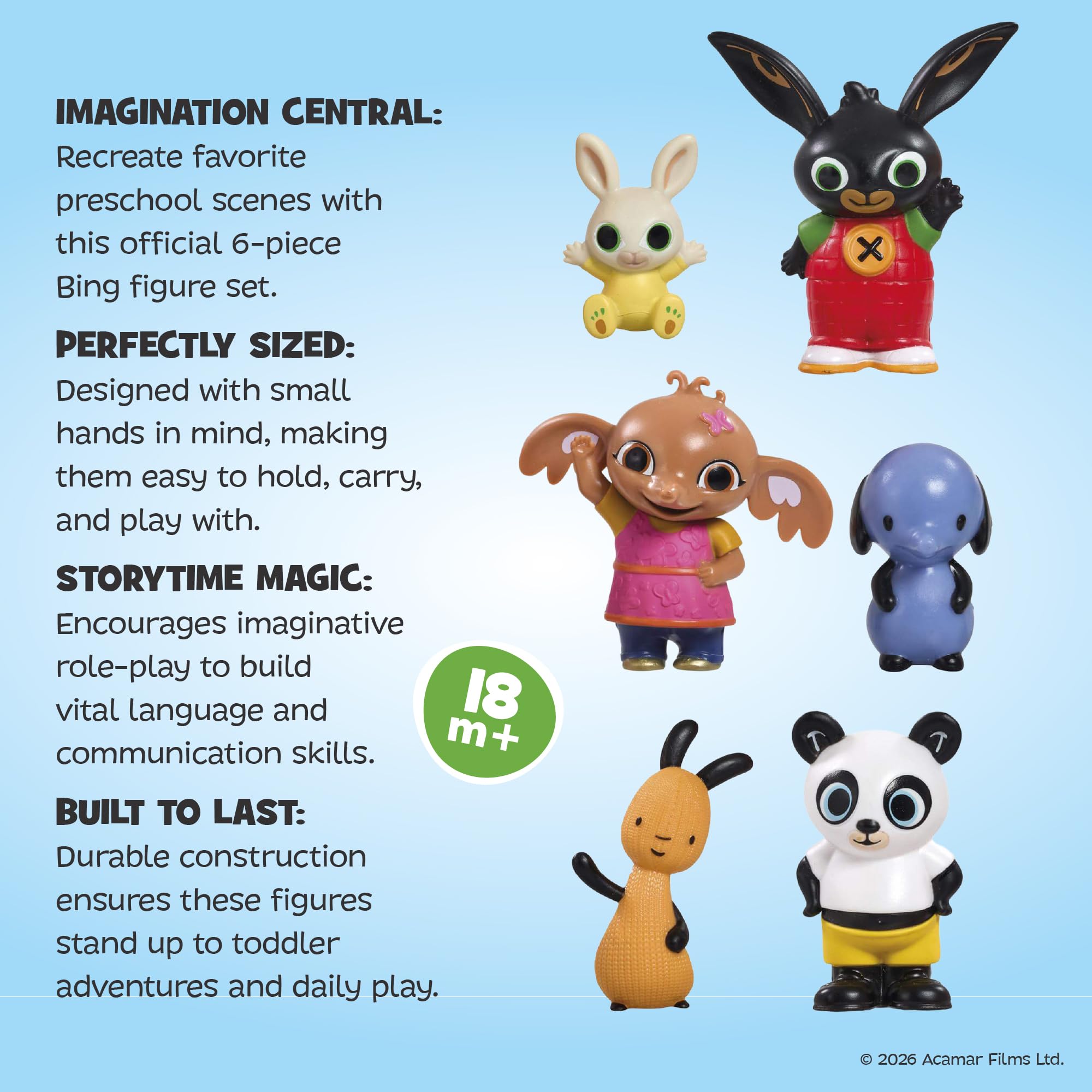 Rainbow Designs Sula and Amma Twin Pack Figures - Miniature Role Play Toys for Ages 18 Months+ 2