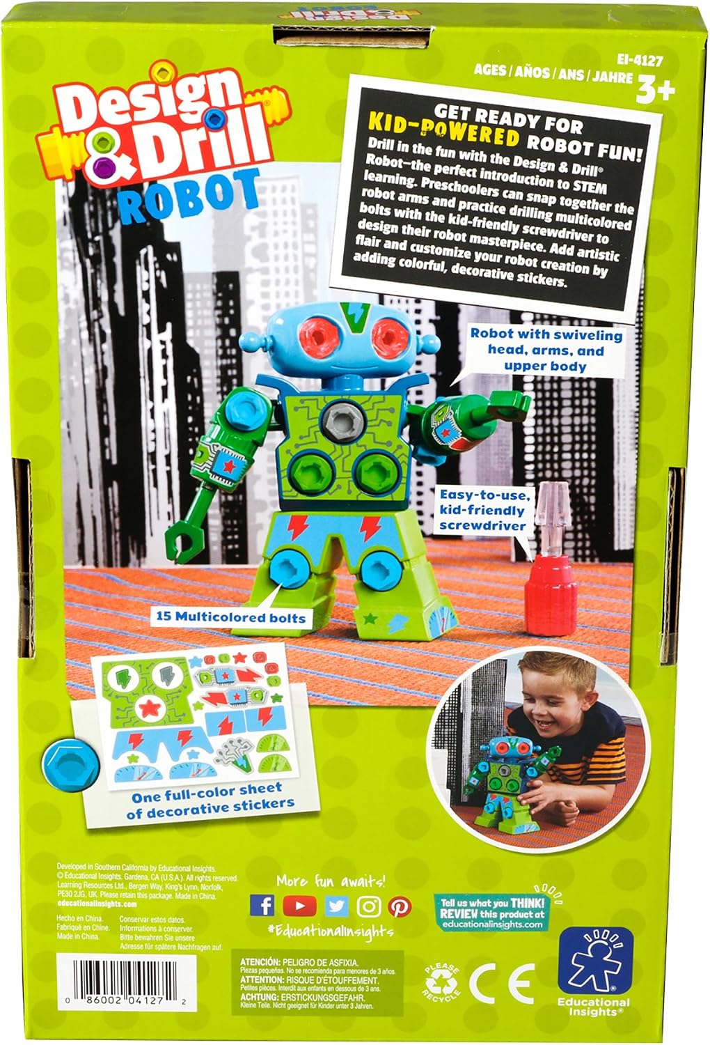 Learning Resources Design & Drill Robot 7