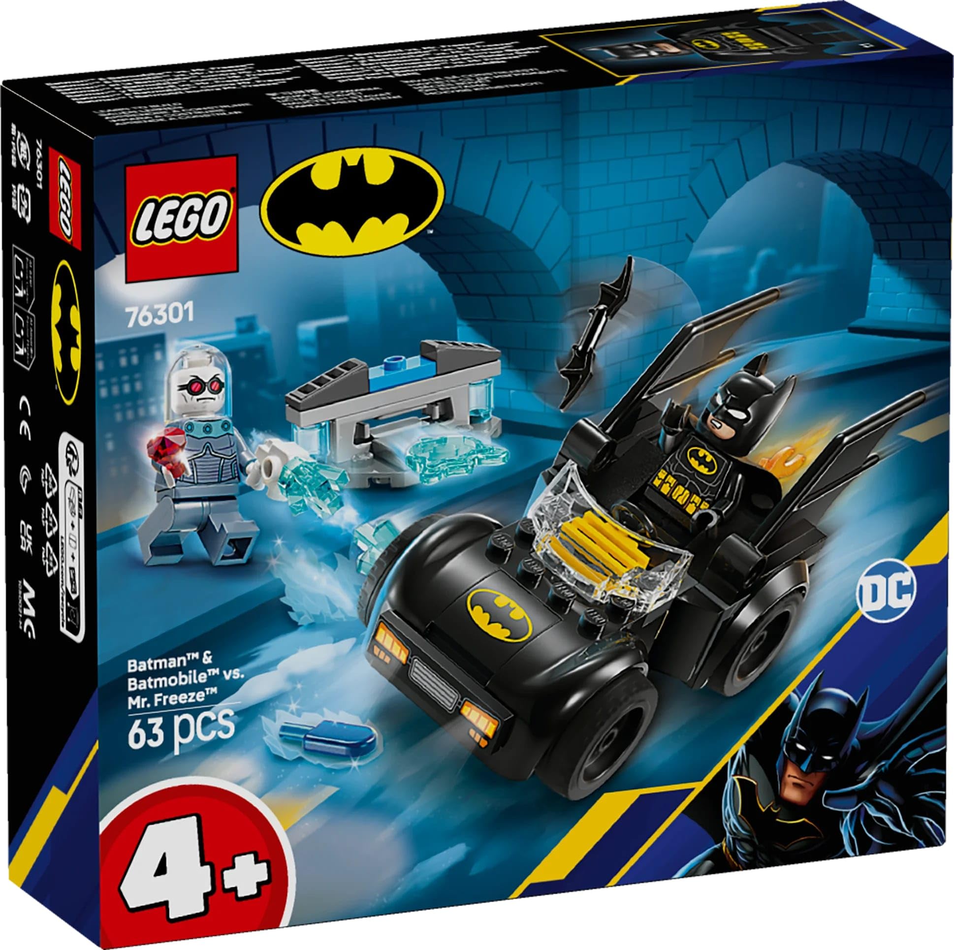 LEGO DC Batman & Batmobile vs. Mr. Freeze 76301 - Super Hero Building Set for Kids 4+ 12