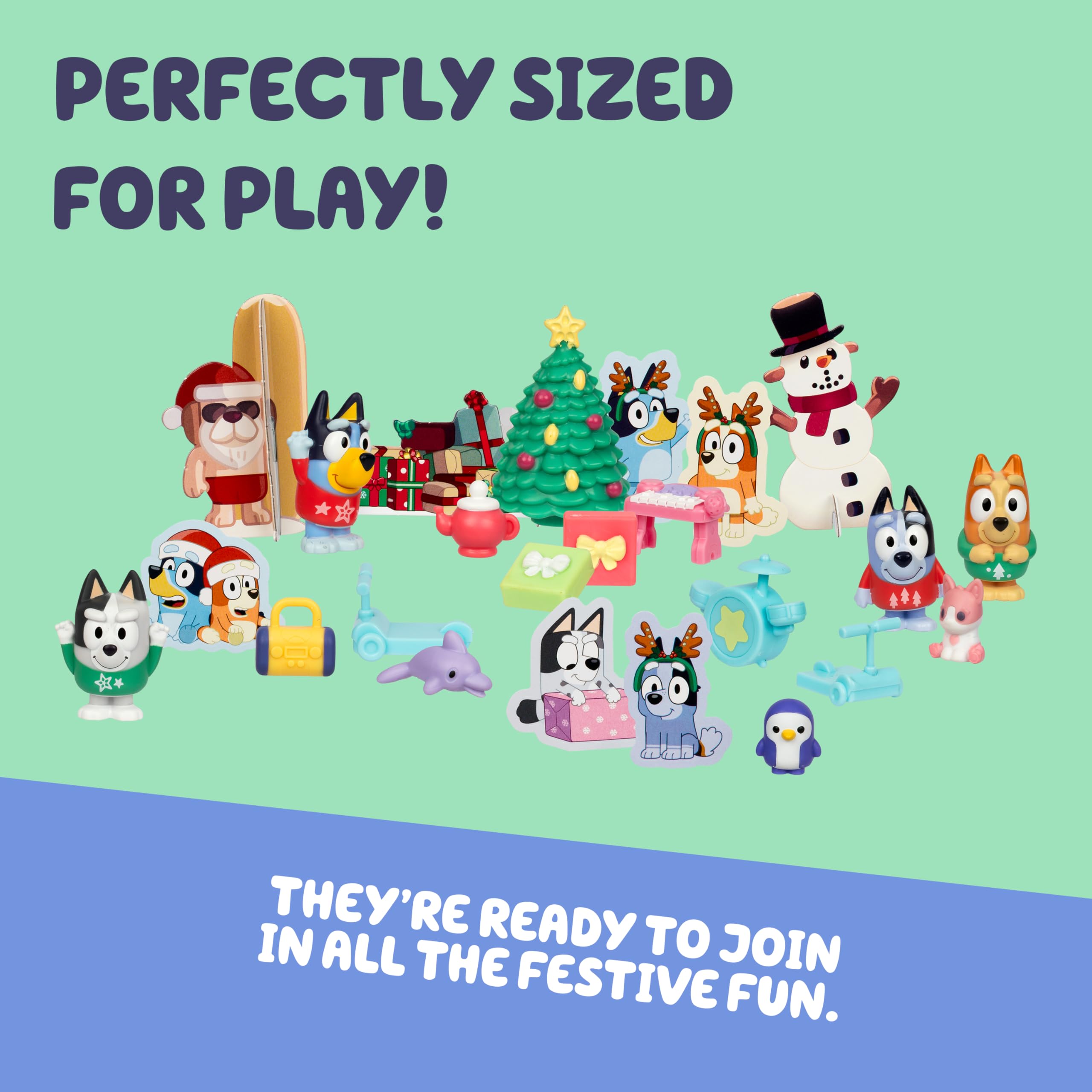 Bluey Advent Calendar - 24-Day Christmas Countdown with Mini Figures & Accessories 7