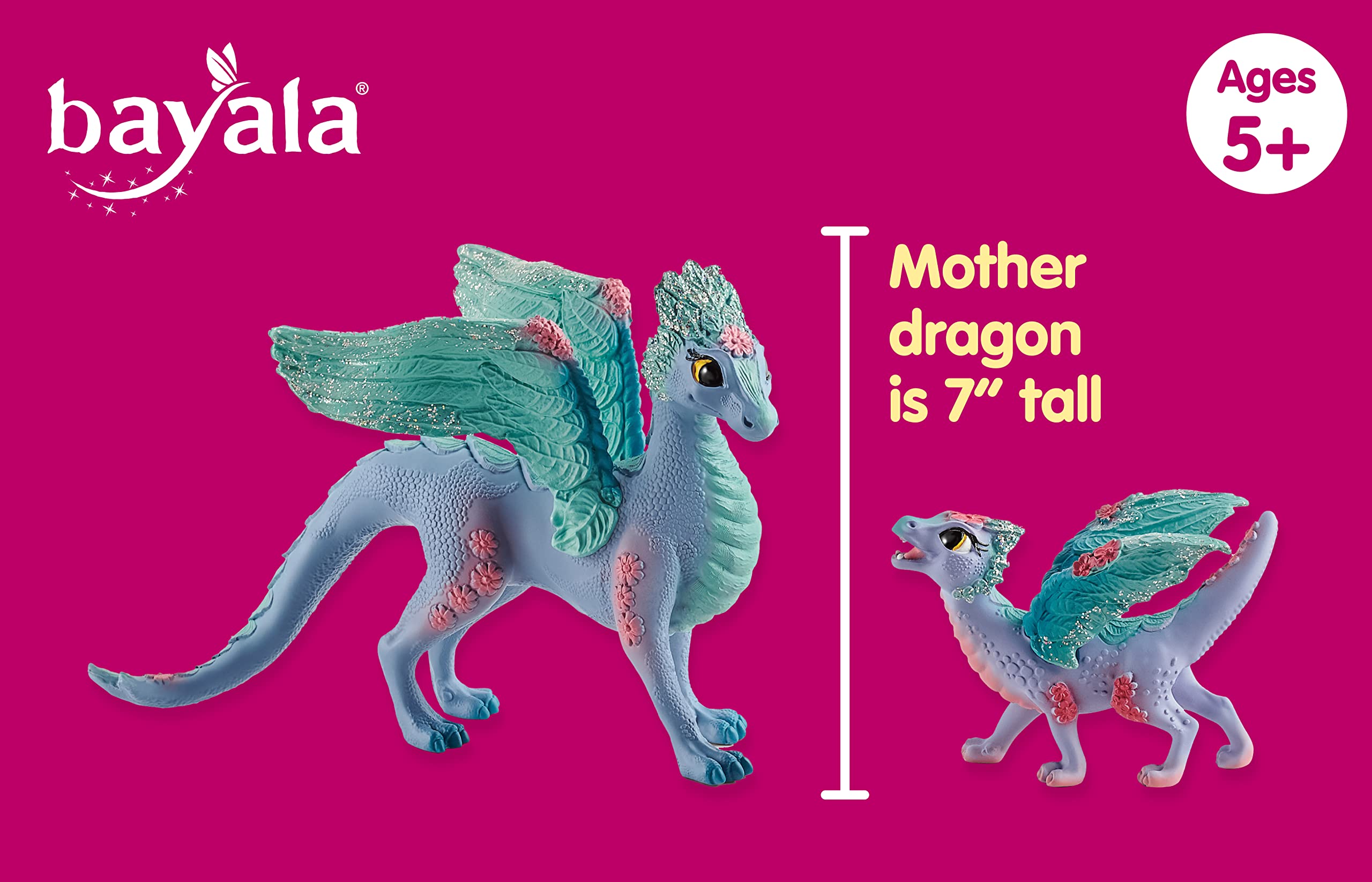 Schleich 70592 Flower Dragon and Child Bayala - Fantasy Playset for Kids 7