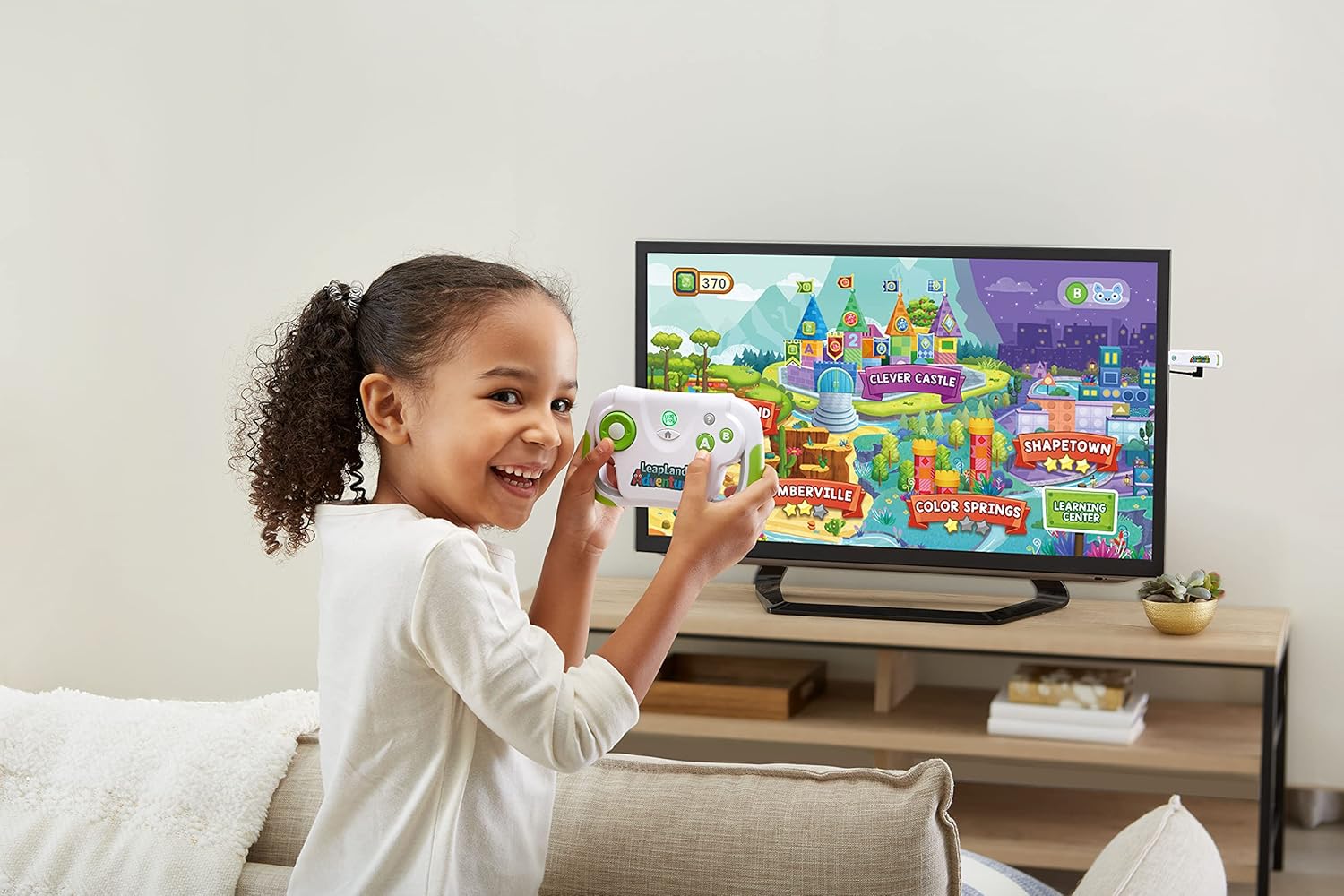 LeapFrog LeapLand Adventures - Kids Learning Game Console with HDMI Game Stick 6