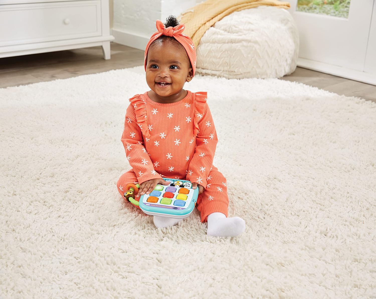 VTech Baby Squishy Lights Learning Tablet - Interactive Sensory Toy for 6 Months+ 7