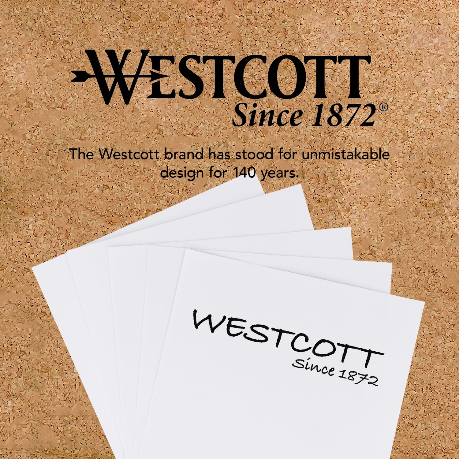Westcott Note Block White 800 Sheets | 9 x 9 cm Memo Block in Dispenser Box | FSC Certified 5