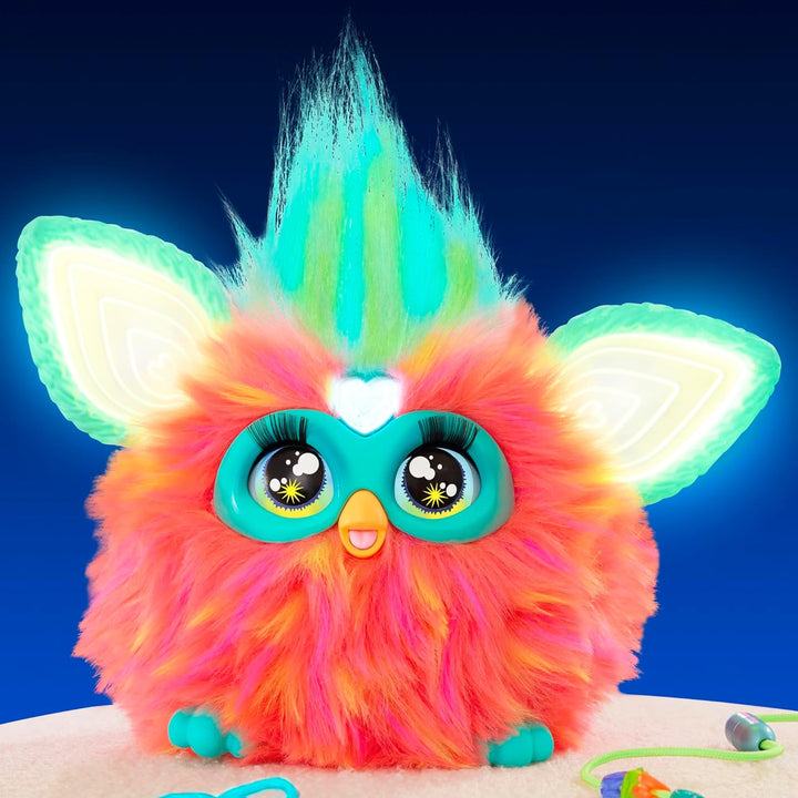 Furby Coral - Interactive Talking & Dancing Toy for Kids 6+