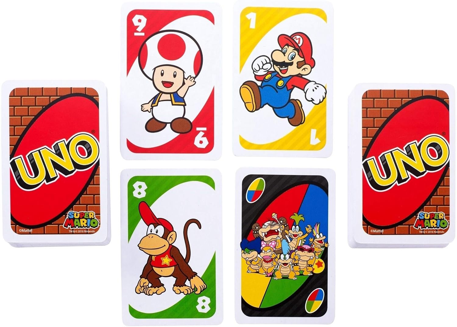 Mattel Games UNO Super Mario Card Game 7