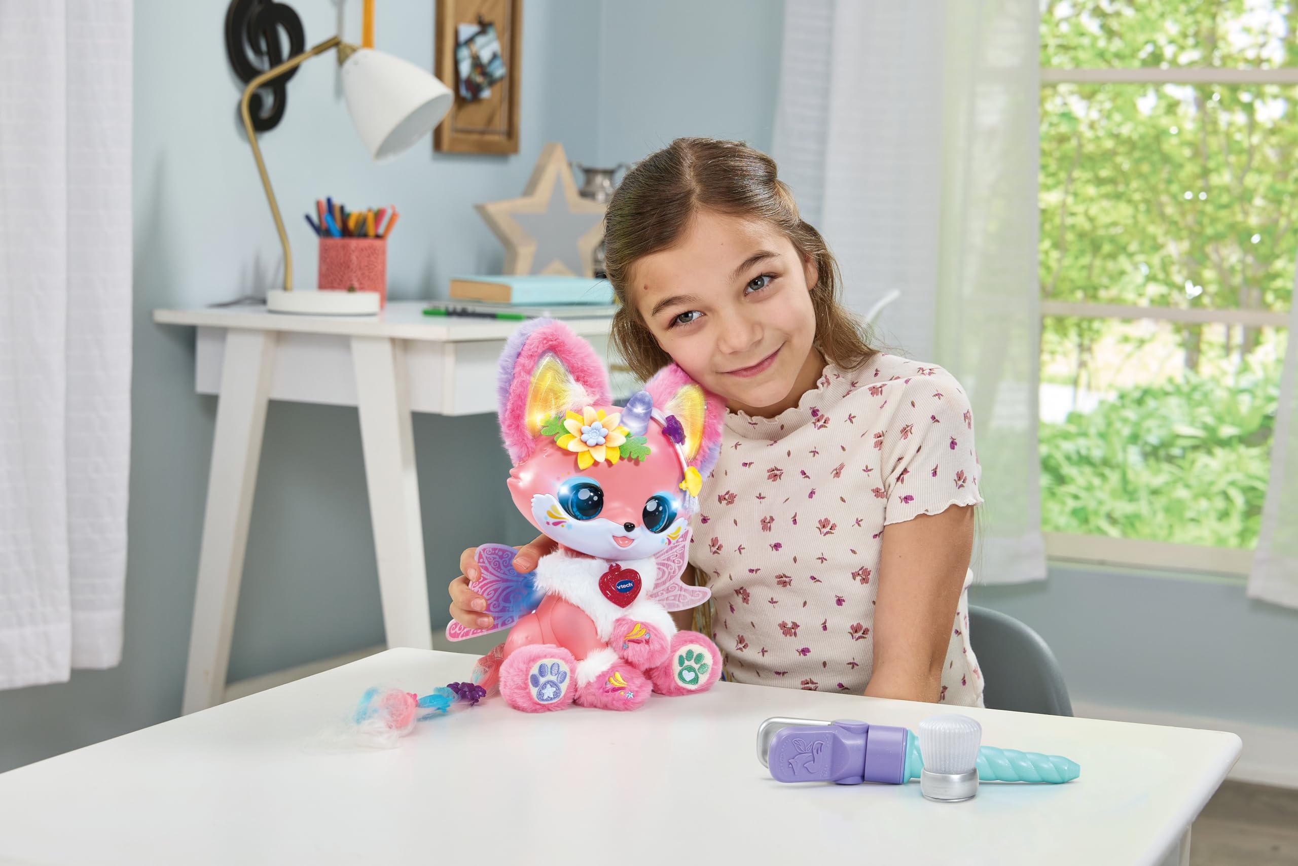 VTech Magical Makeover Fairy Fox Interactive Musical Toy with Sensory Features 6