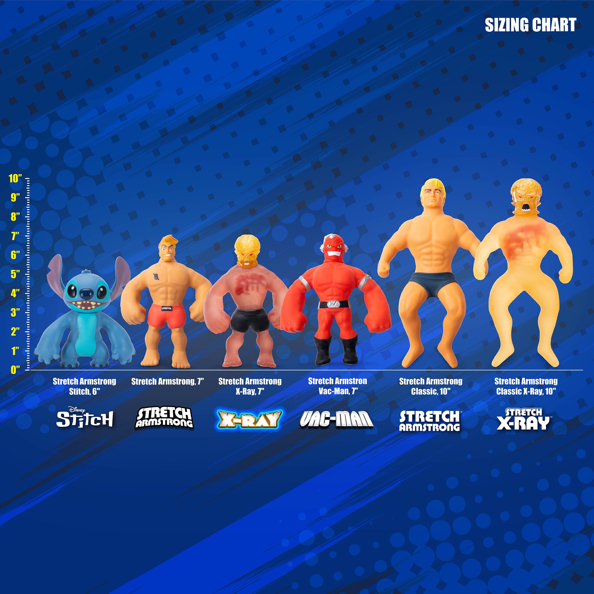 Stretch Armstrong Disney Stitch Action Figure - Stretches Up To 3X Size | 5.75 Inches 7