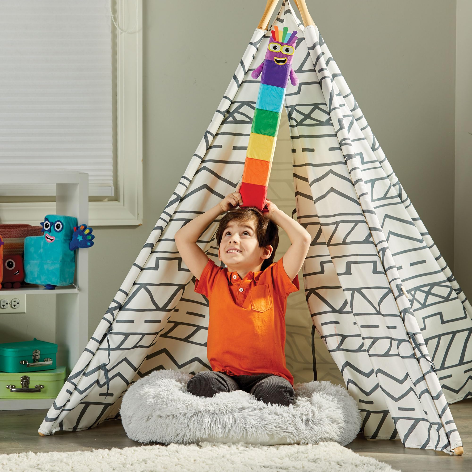 Learning Resources Numberblock Seven Playful Pal Plush - Educational Toy for Toddlers 18 Months+ 6