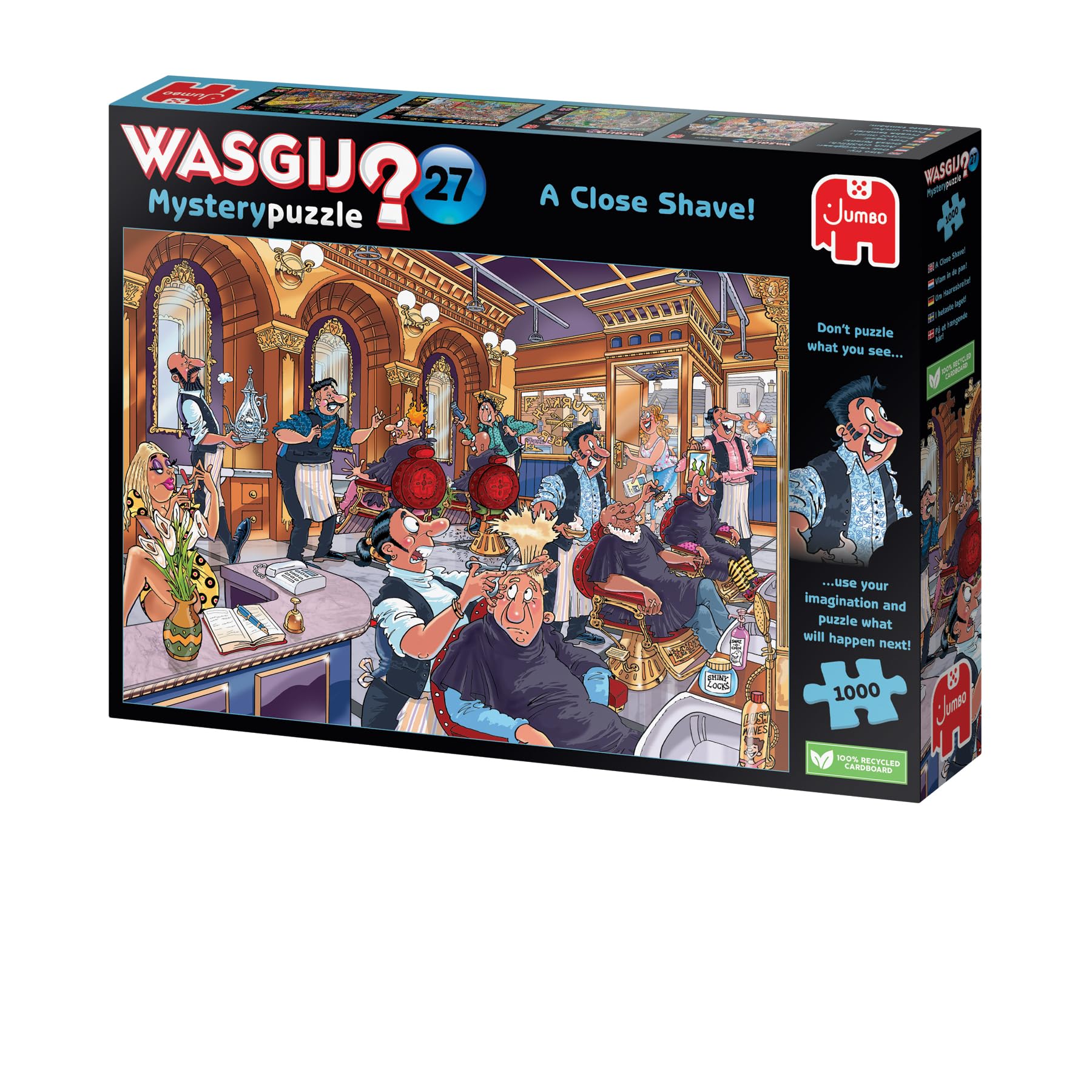Jumbo Wasgij Mystery 27 - A Close Shave 1000 Piece Jigsaw Puzzle 12