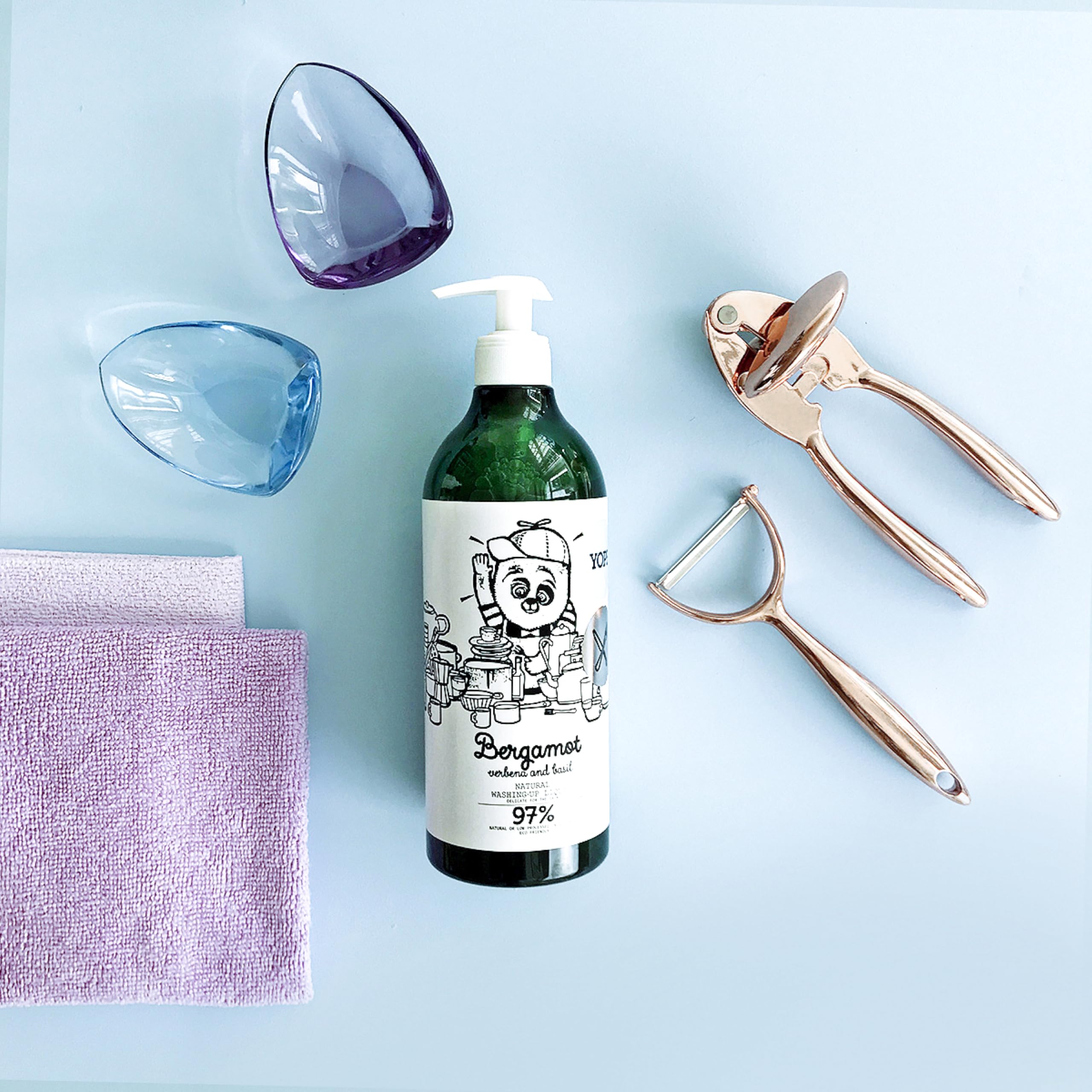 Yope - Natural Washing-Up Liquid | Bergamot & Basil | 750 ml 4