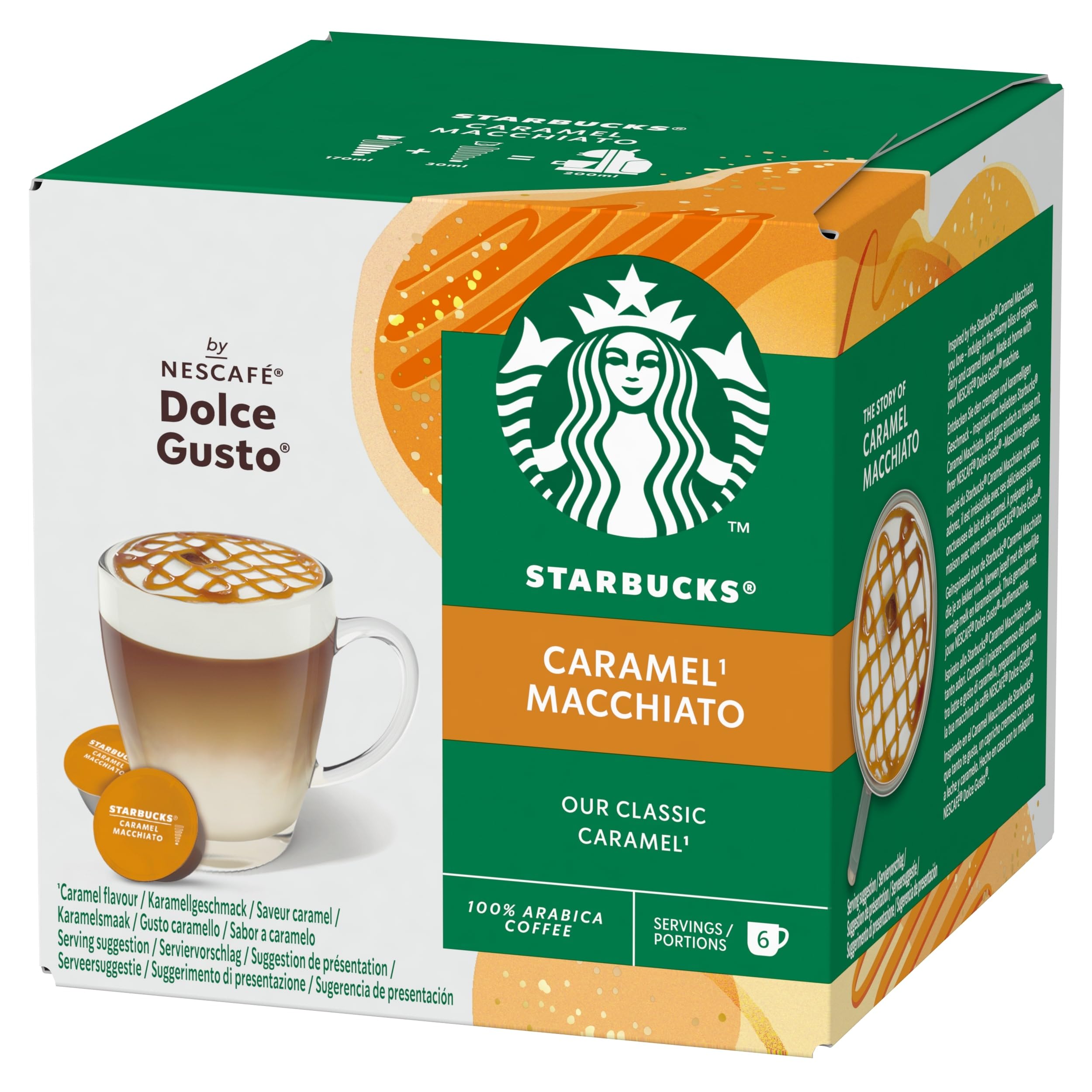 STARBUCKS Caramel Macchiato by NESCAFÉ Dolce Gusto Coffee Pods | 72 Count (6x12) 2