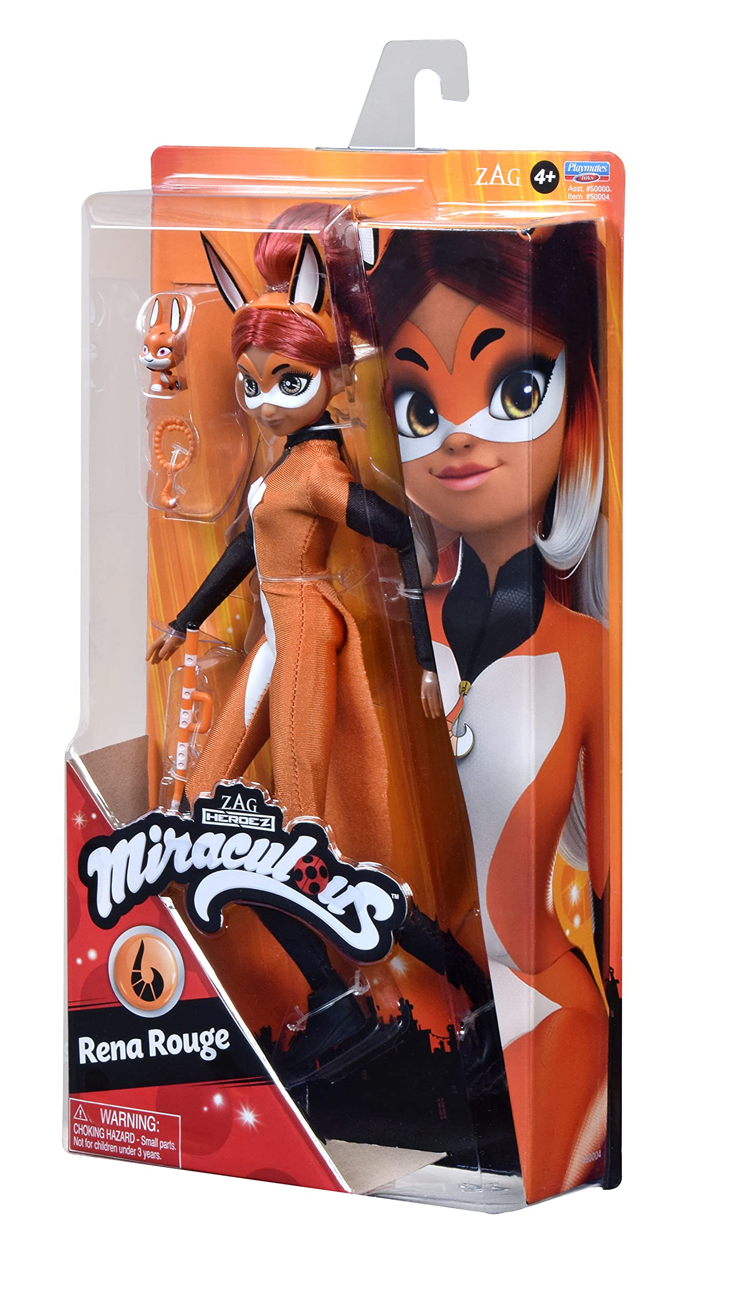 Miraculous Ladybug & Cat Noir 26cm Rena Rouge Fashion Doll - Articulated Alya Figure with Kwami Trixx & Yoyo Weapon 9