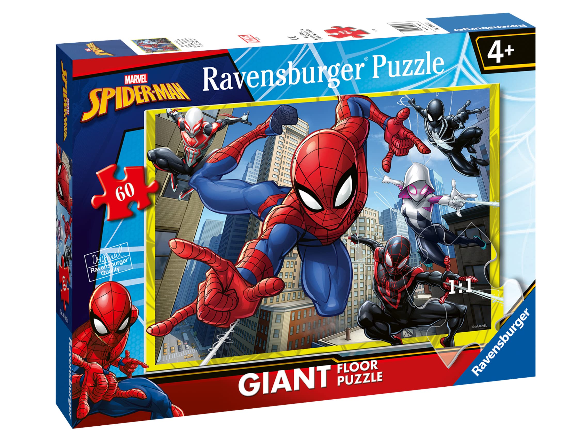 Ravensburger Marvel Spider-Man 60-Piece Giant Floor Jigsaw Puzzle for Kids 4+