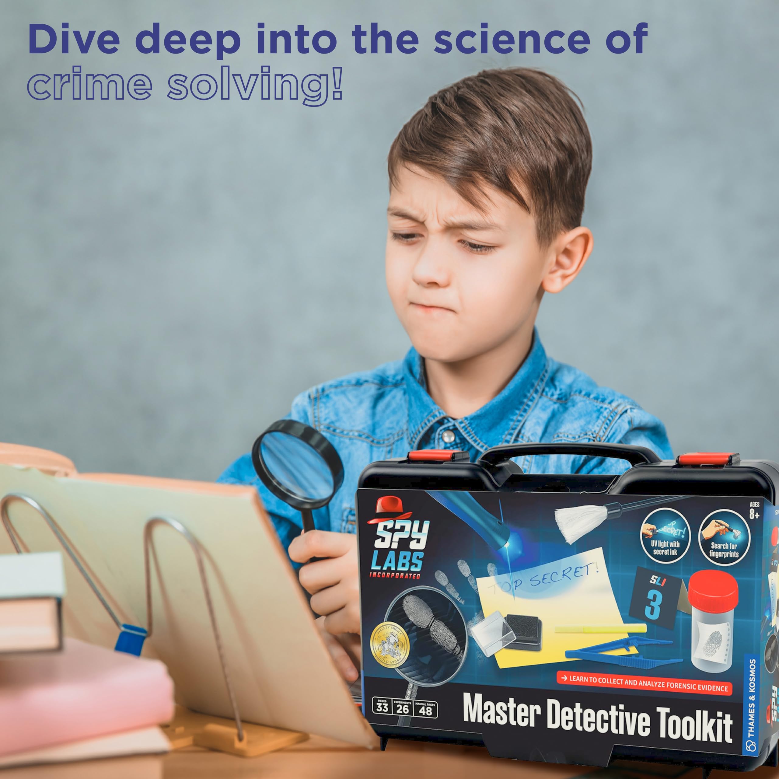 Spy Labs Master Detective Toolkit V2 - Forensic Science Kit for Ages 8+ 5