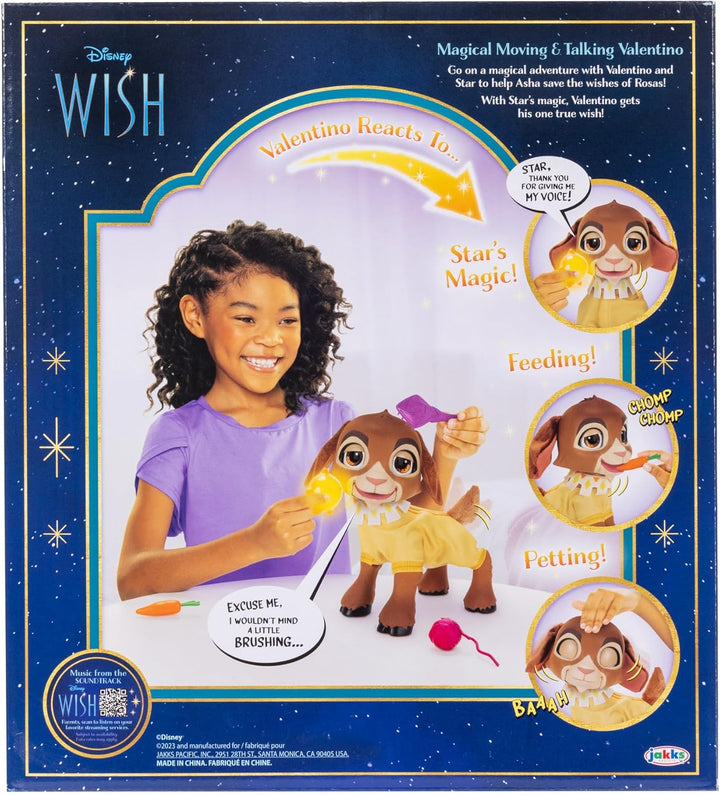 Disney WISH Interactive Valentino & Star Large Doll - Inspired by the New Disney Christmas Movie