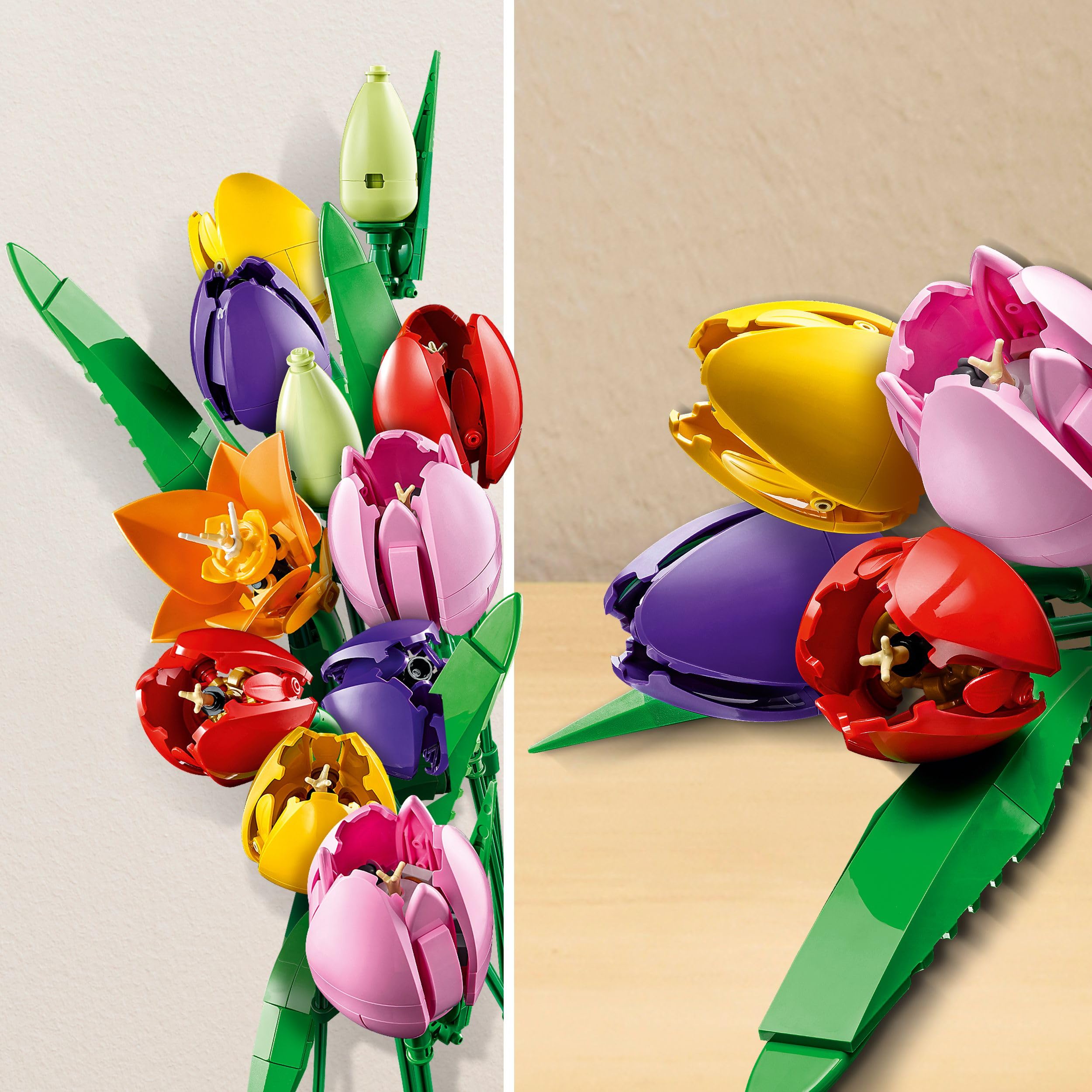 LEGO Botanicals Tulip Bouquet Building Set for Adults | 576 Pieces | Multicolor | Model 11501 5