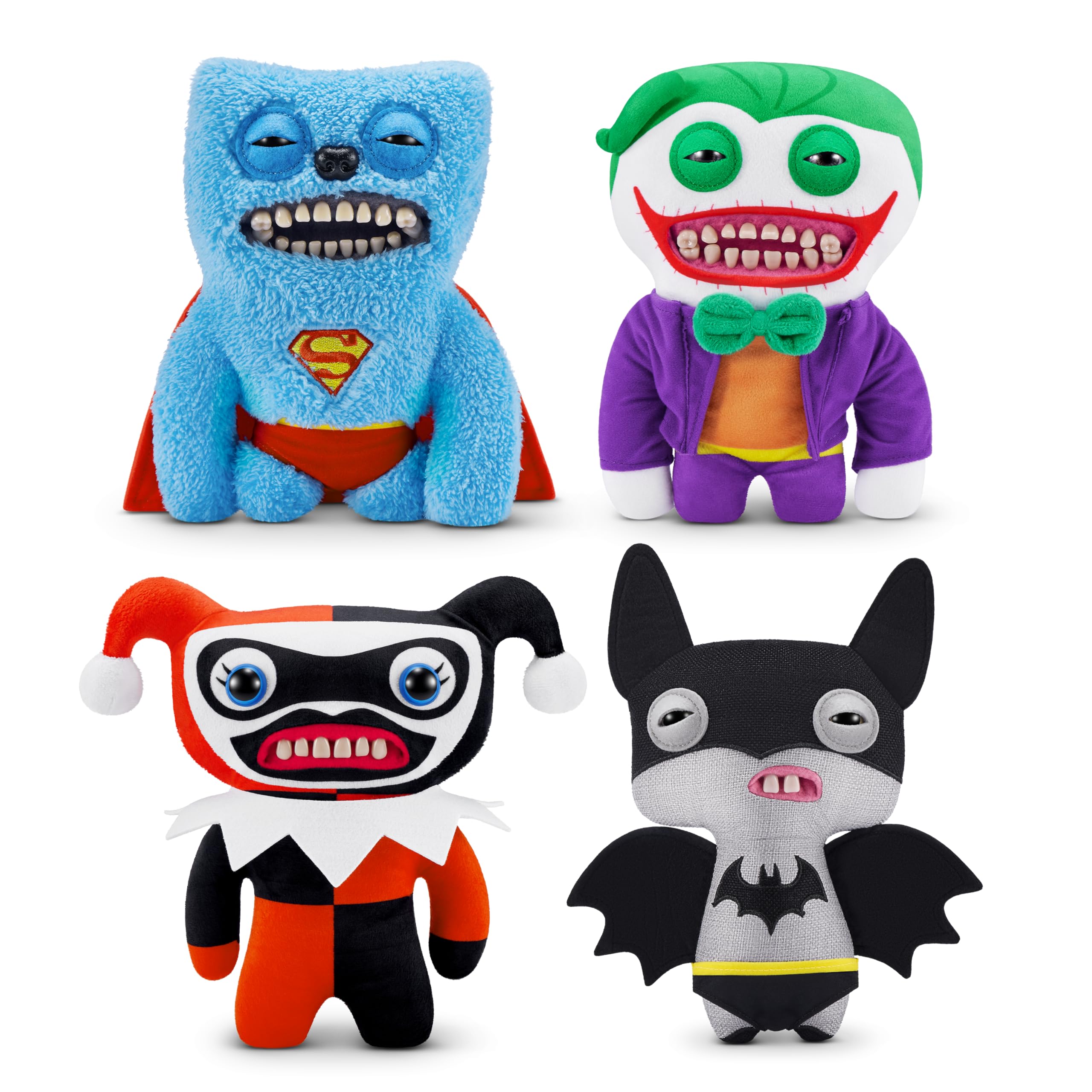Fuggler x DC 9-inch Batman Plush Toy - Soft Ugly Monster Doll for Kids & Adults 4