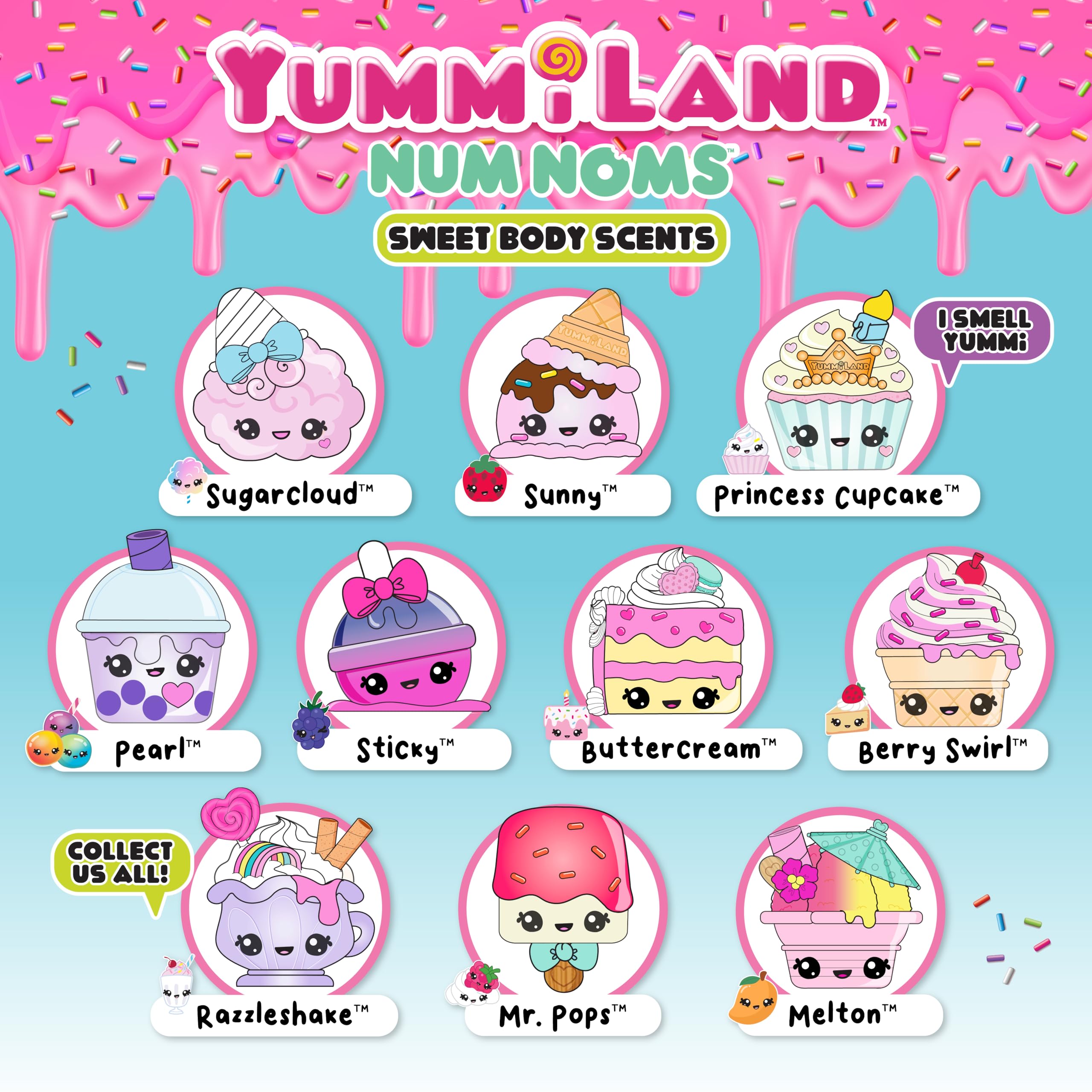 Yummiland Num Nom Body Scents Roller - DIY Scented Perfume Playset for Kids 4+ 7