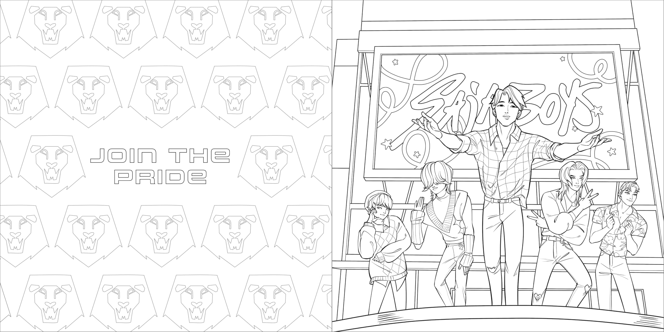 Penguin KPop Demon Hunters: The Official Deluxe Colouring Book | Paperback | English