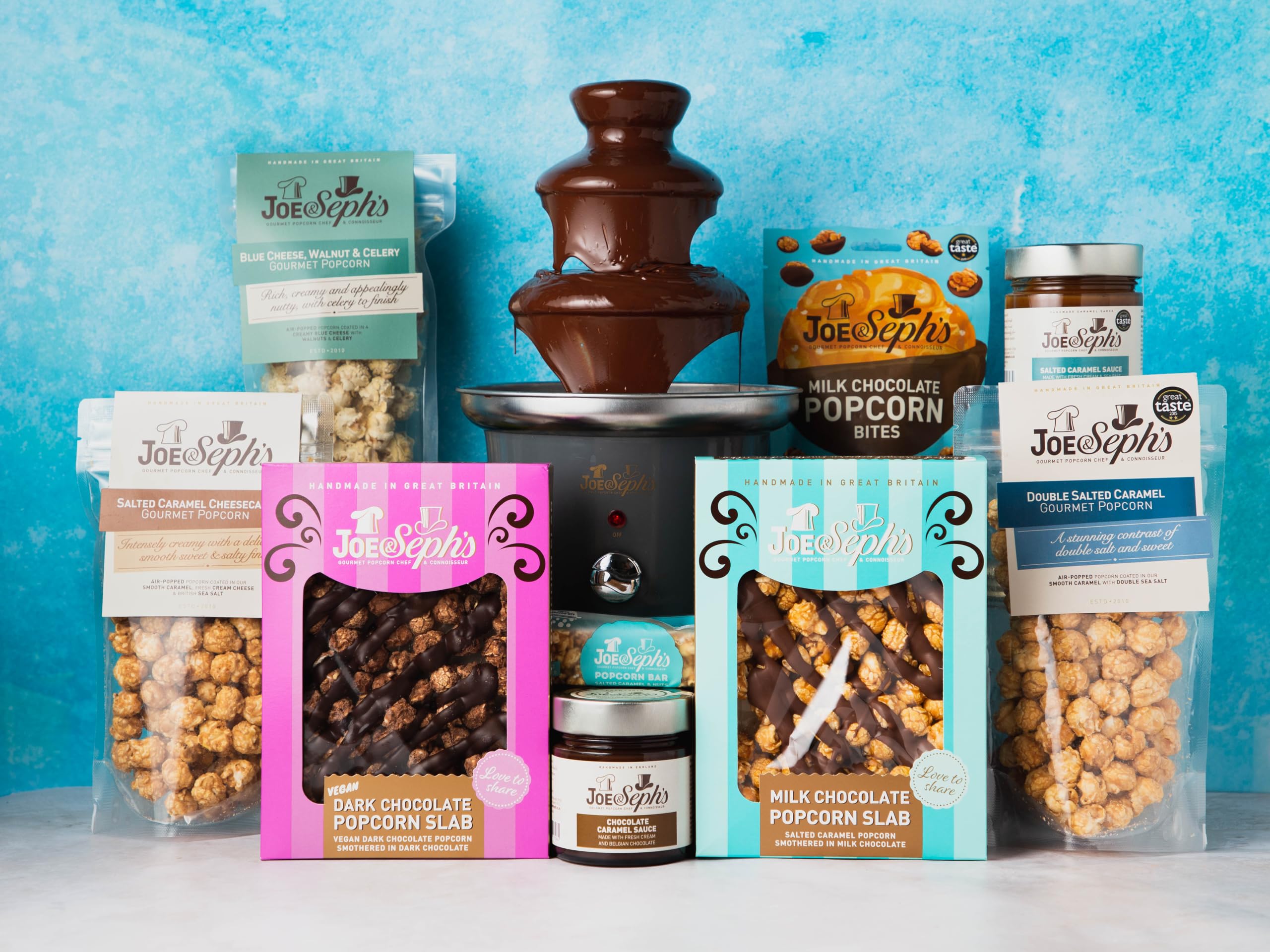 Joe & Seph's Milk Chocolate Salted Caramel Popcorn Slab - 115g | Handmade Gourmet Snack 4
