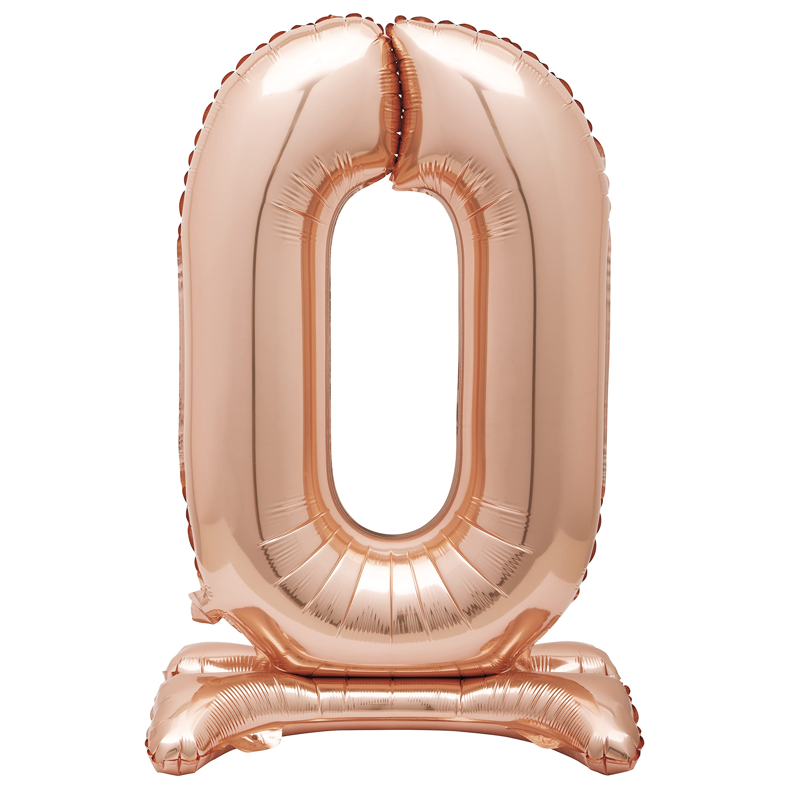 Rose Gold Foil 0-Shaped Balloon (76cm) - Elegant Milestone Party Decor