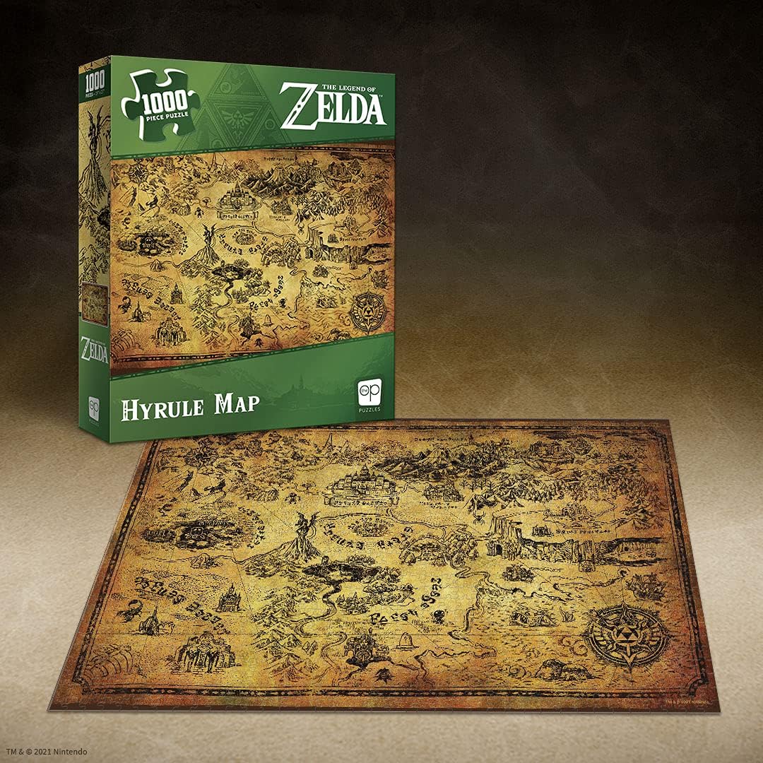USAopoly Zelda Hyrule Map Puzzle - 1000 Pieces, Ages 8+ 6