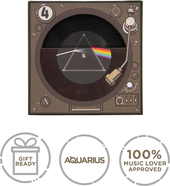AQUARIUS - Pink Floyd Vinyl Coaster Set Home Decor