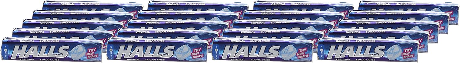 HALLS Sugar Free Menthol Action Original Throat Lozenges (32g x 20 Bulk Box) 6