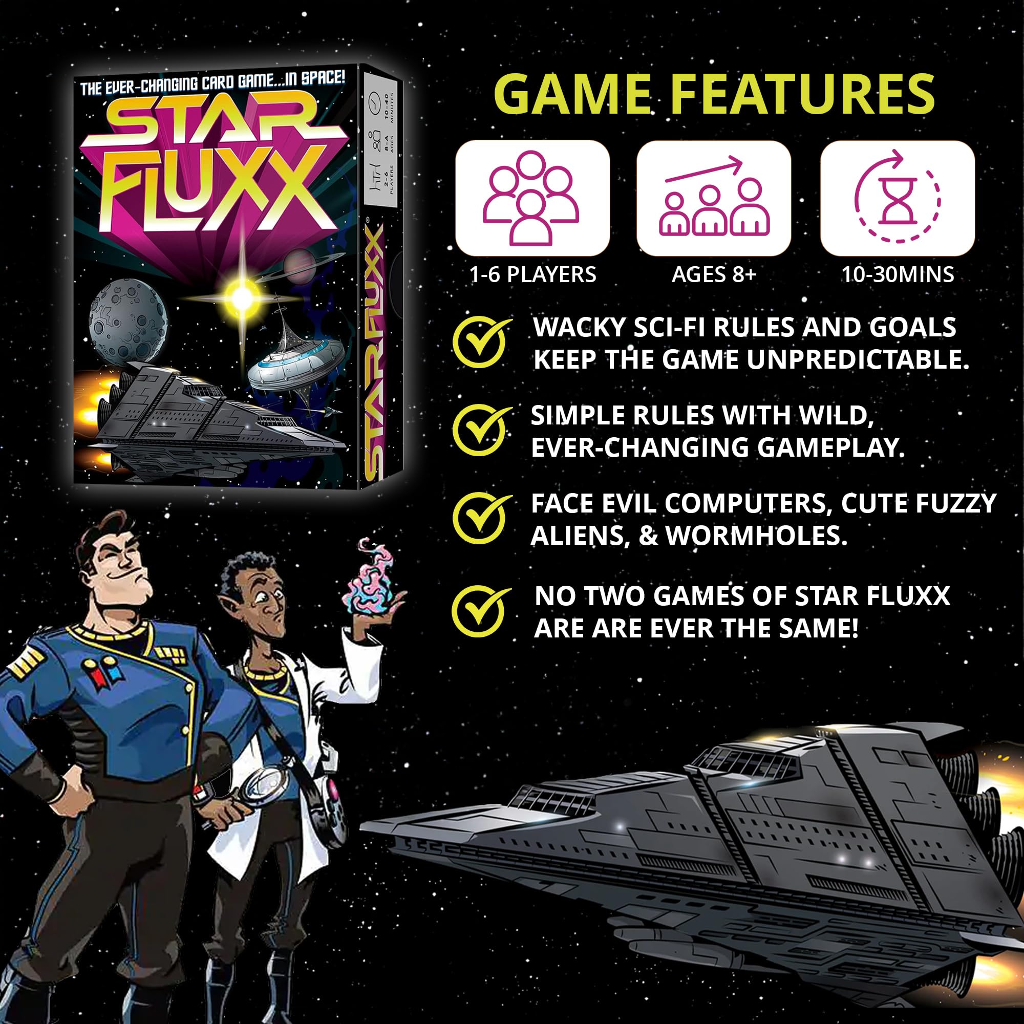 Looney Labs Star Fluxx Card Game 5