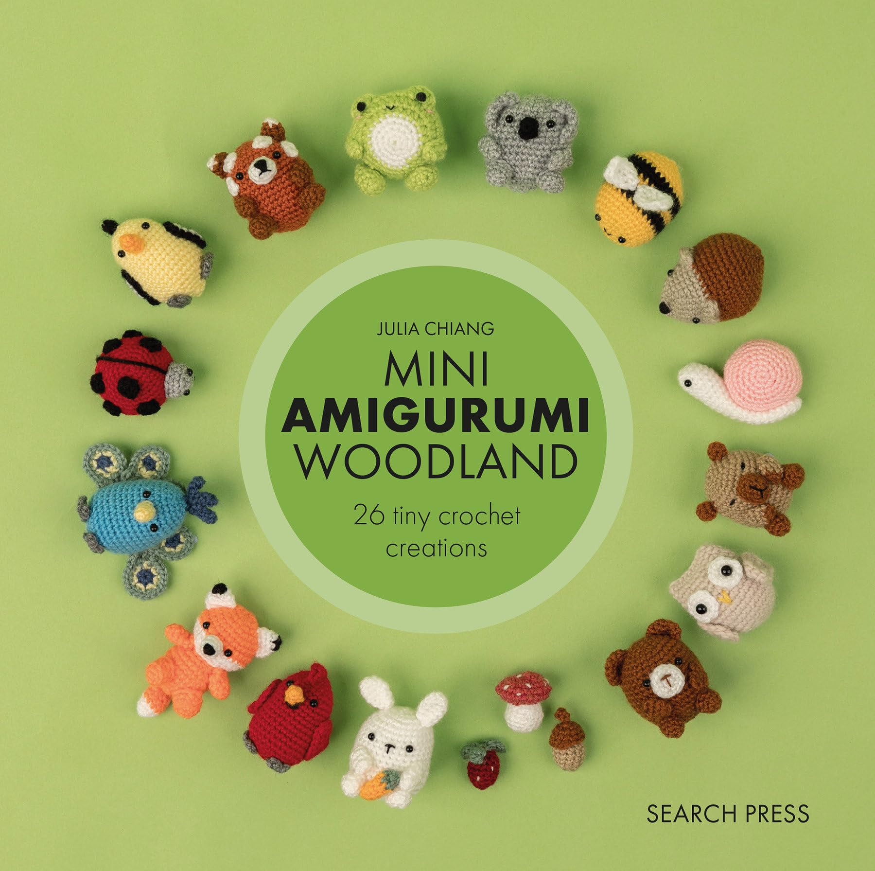 Search Press Mini Amigurumi Woodland: 26 Tiny Crochet Creations | Hardcover Book