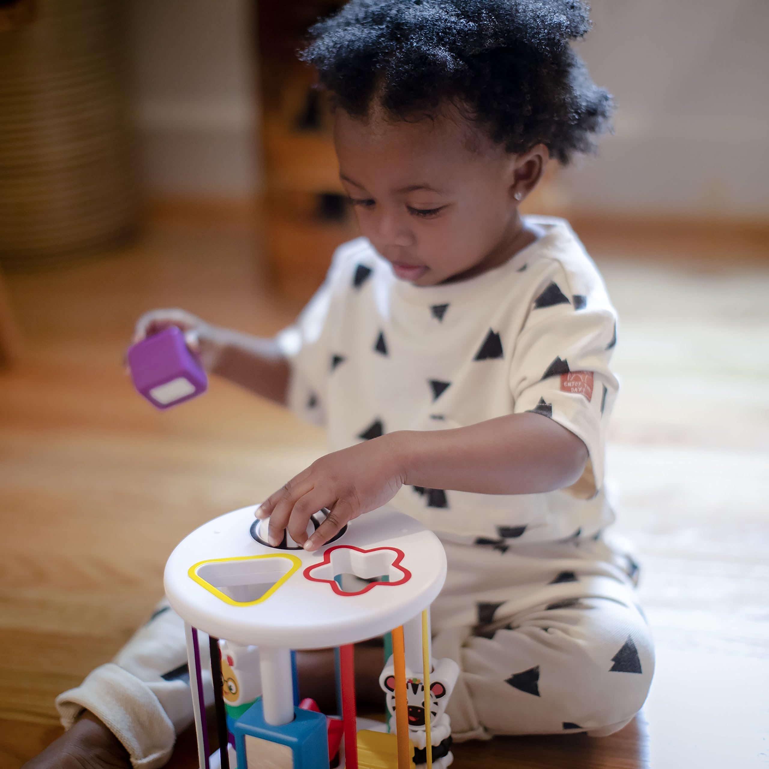 Baby Einstein Zen and Cal's Playground Sort and Discover Shapes - Sensory Toy for 6 Months+ 9