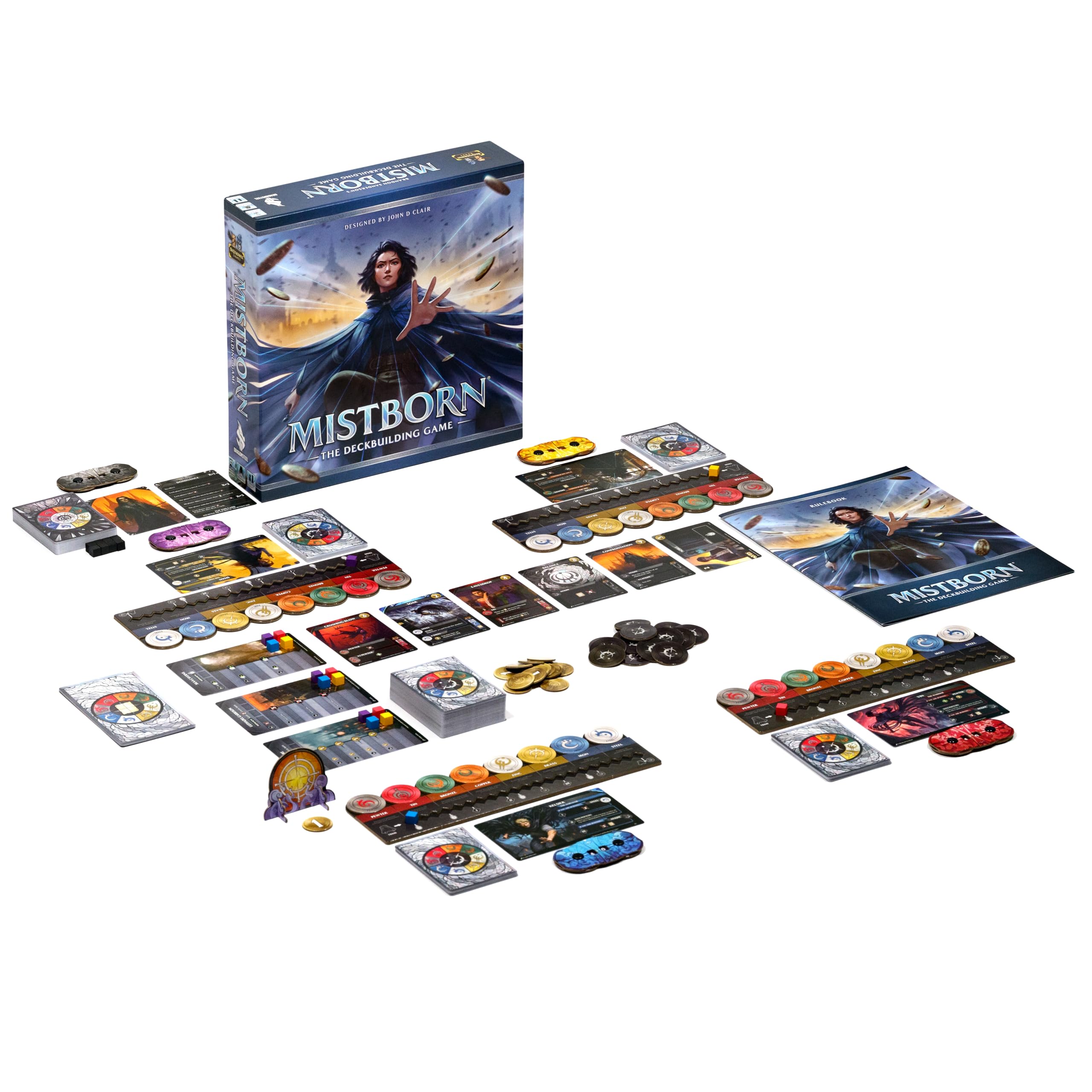 Brotherwise Games Mistborn Deckbuilding Game - 1 to 4 Players | English | Resin 3