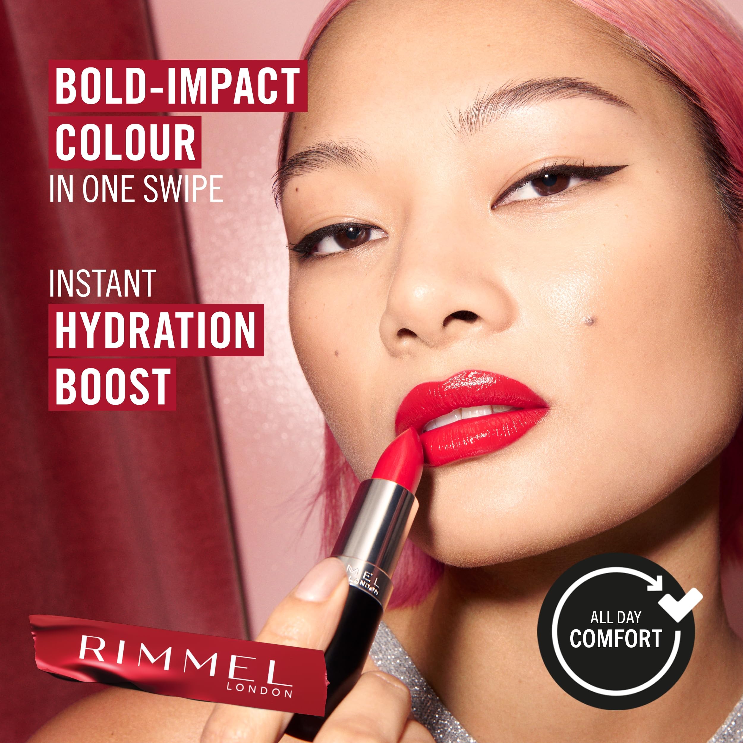 Rimmel - Lasting Finish Lipstick 90's Baby (14.6 g) 3