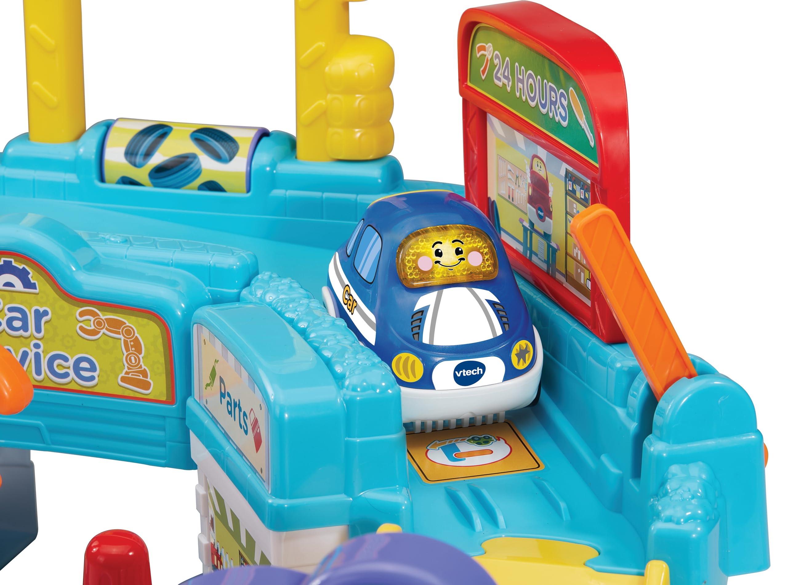 VTech Toot-Toot Drivers Repair Centre - Interactive Car Play Set with SmartPoint Technology 9