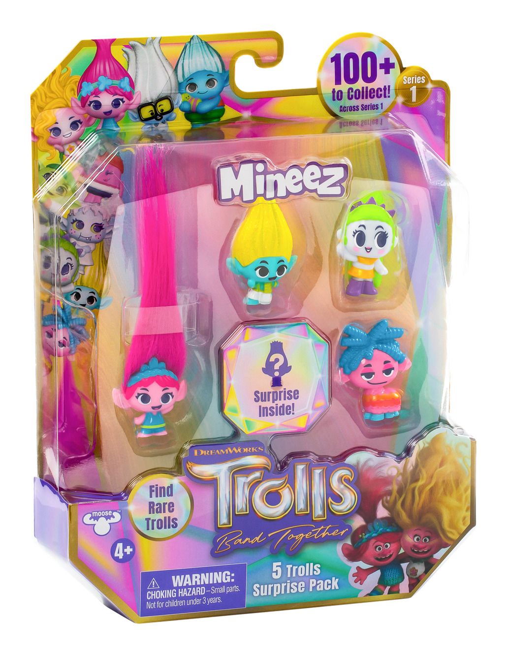 Trolls Mineez S1 - 5 Figure Surprise Pack with Accessory