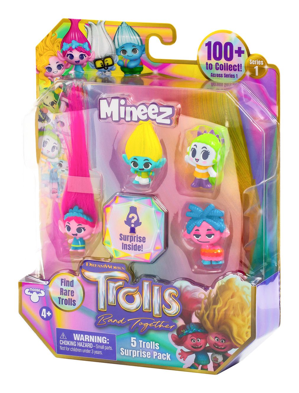 Trolls Mineez S1 - 5 Figure Surprise Pack with Accessory