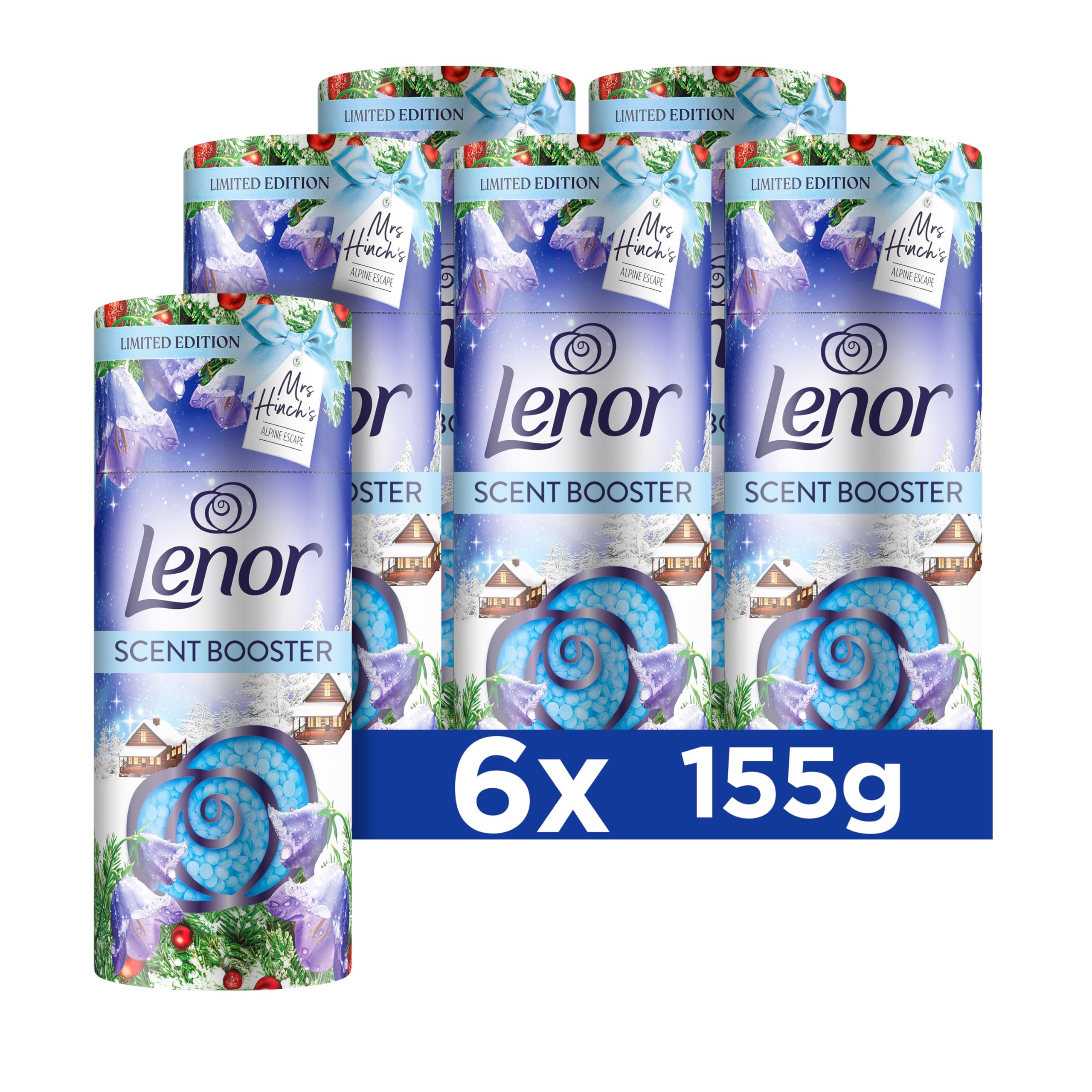 Lenor Bluebells & Wild Berries In-Wash Scent Boosters (6x155g)