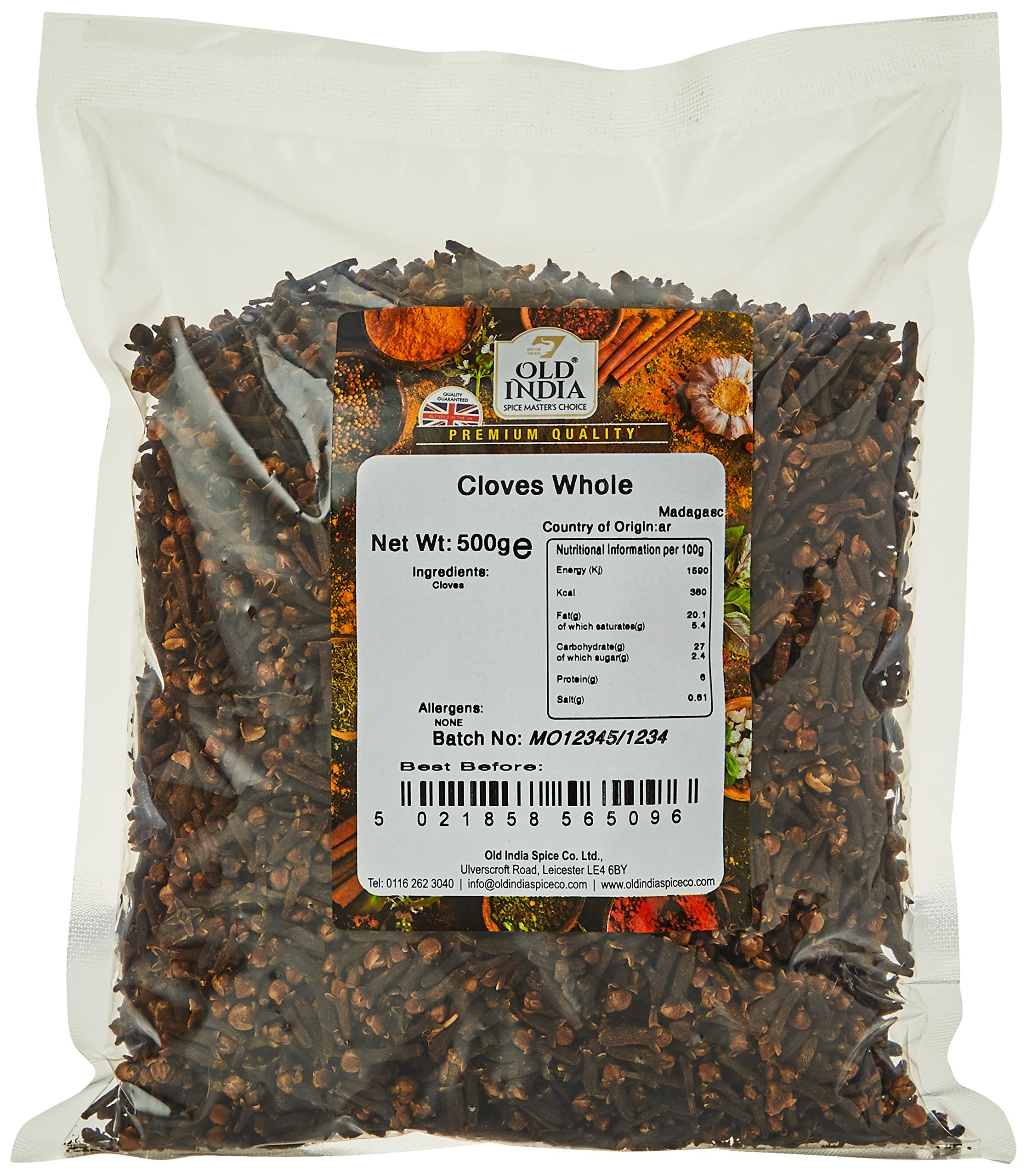 Old India Cloves Whole 500 g