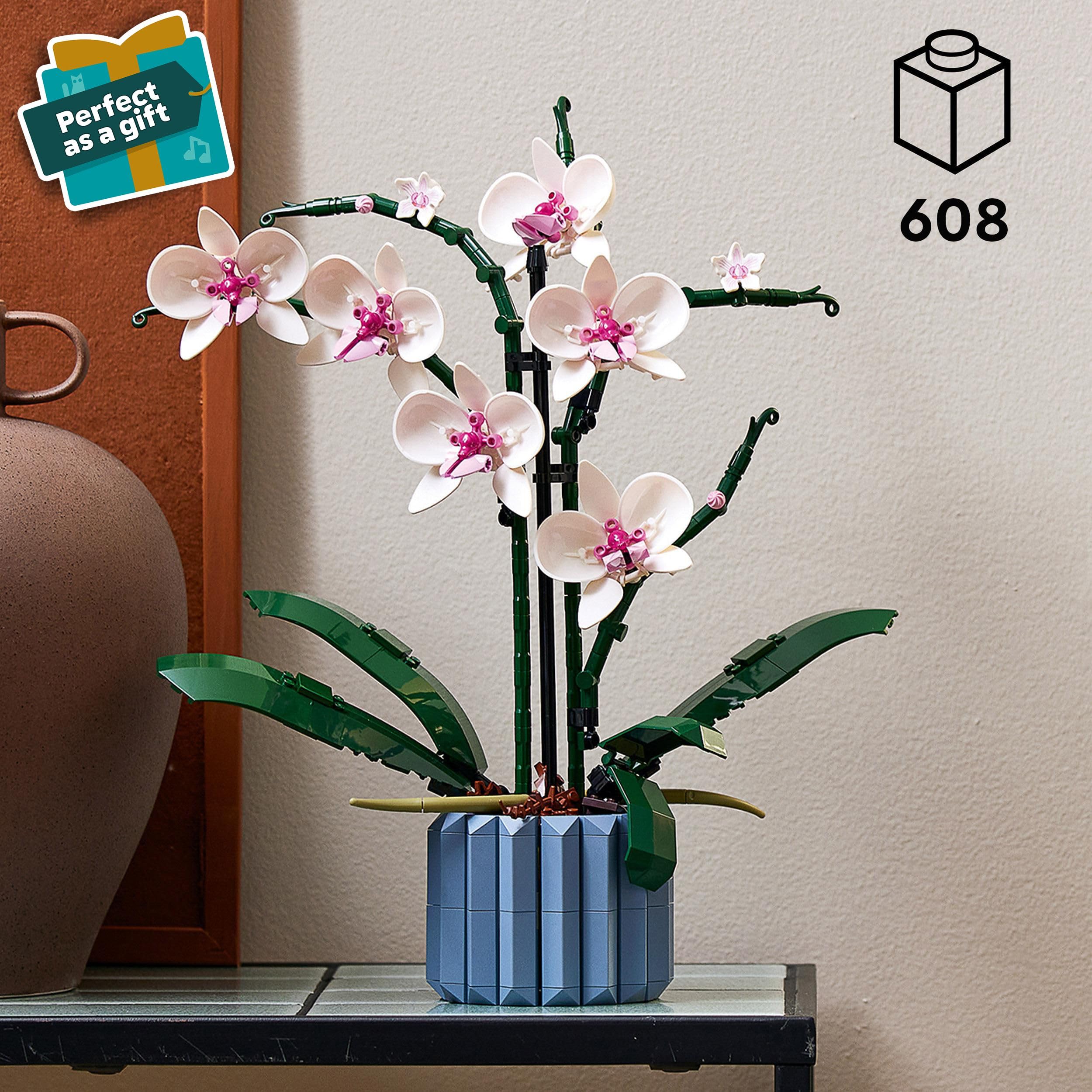 LEGO 10311 Icons Orchid Artificial Plant Building Set | 608 Pieces | Age 18+